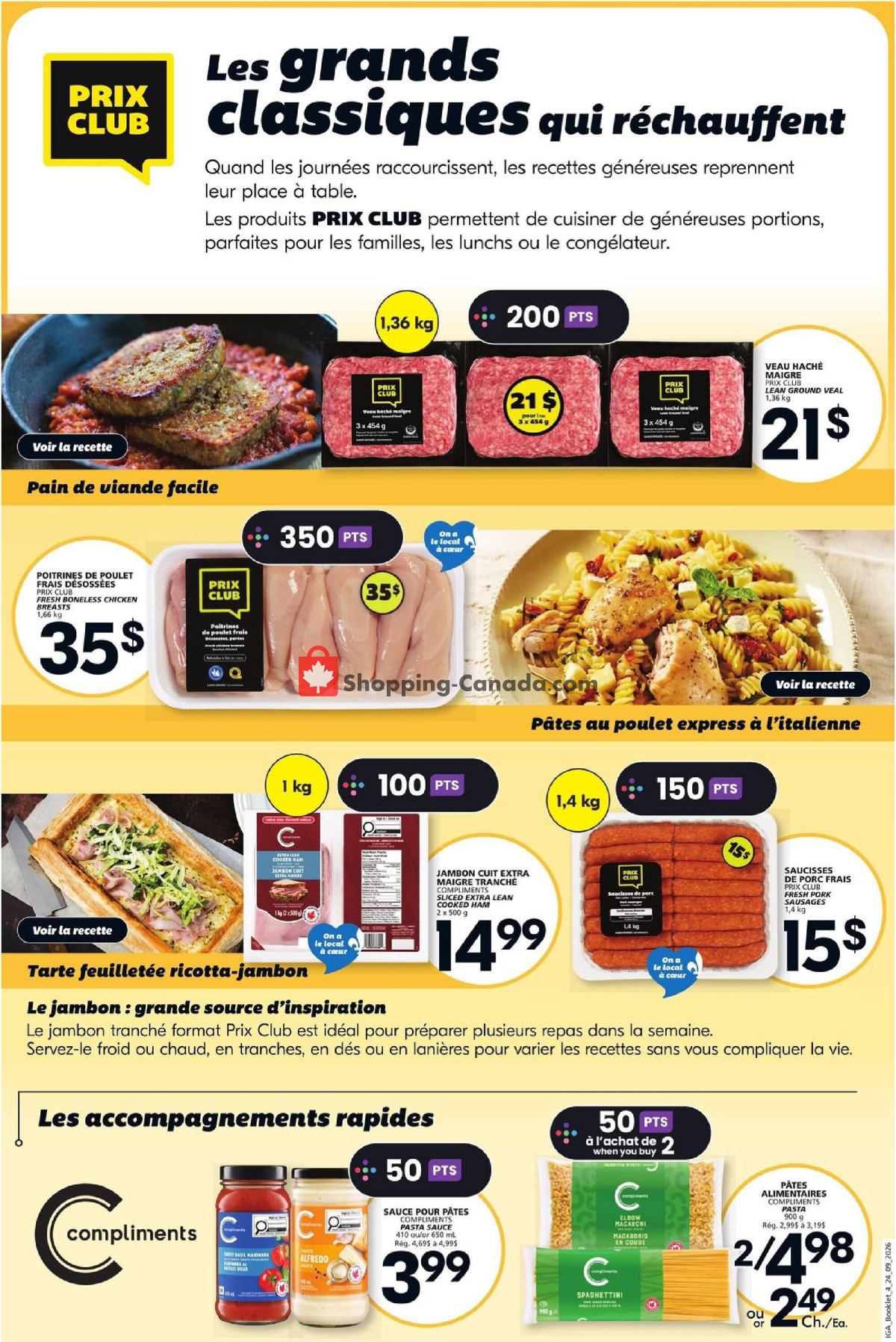 IGA Extra flyer from Thursday September 24, 2026 to Wednesday October 14, 2026 - page 4