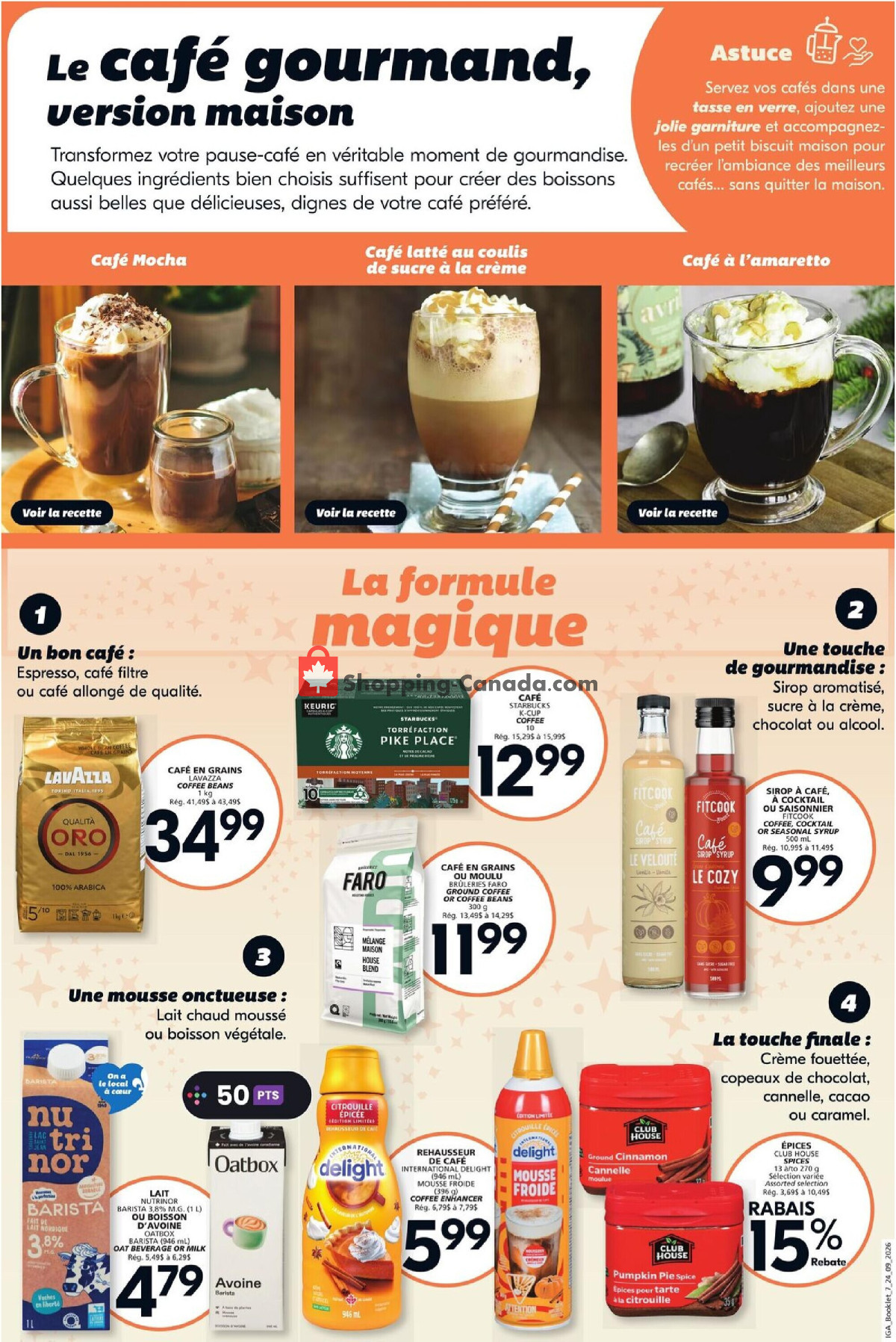 IGA Extra flyer from Thursday September 24, 2026 to Wednesday October 14, 2026 - page 7