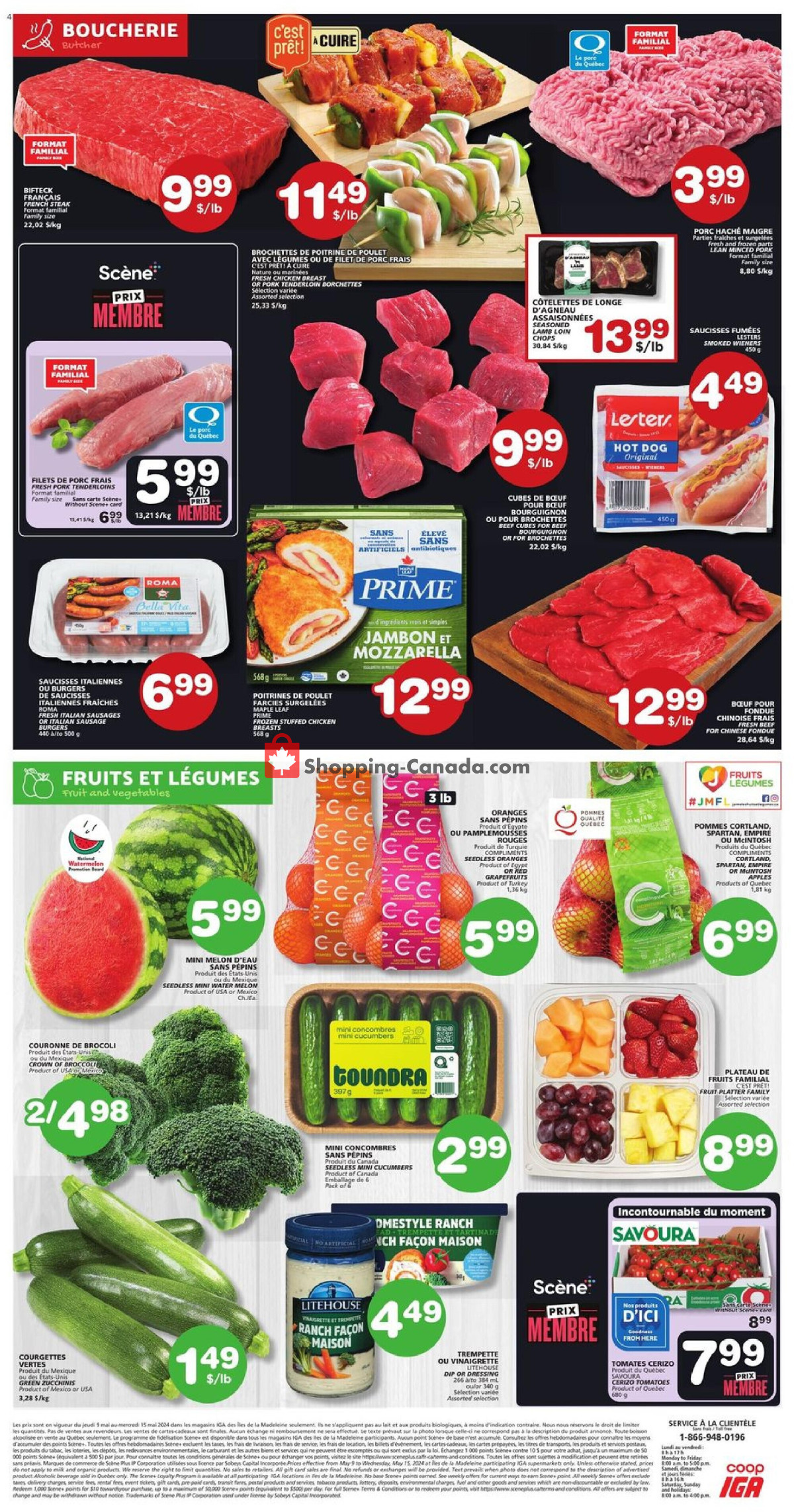 IGA Extra flyer from Thursday May 9, 2024 to Wednesday May 15, 2024 - page 4