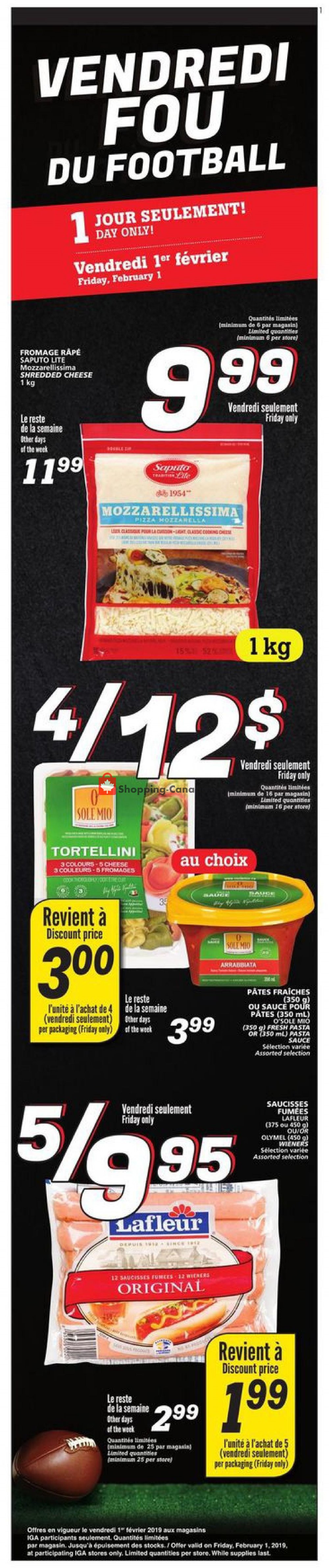 IGA Extra flyer from Thursday January 31, 2019 to Wednesday February 6, 2019 - page 2
