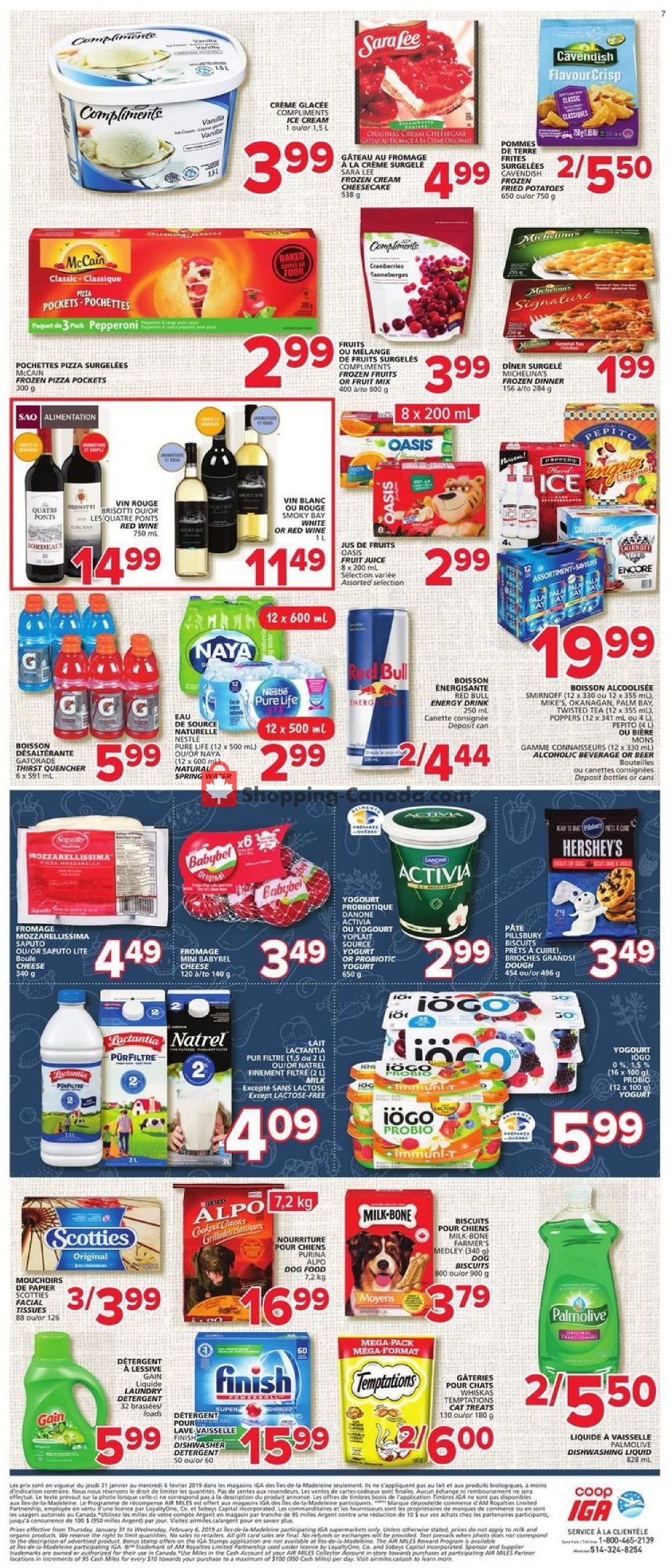 IGA Extra flyer from Thursday January 31, 2019 to Wednesday February 6, 2019 - page 7