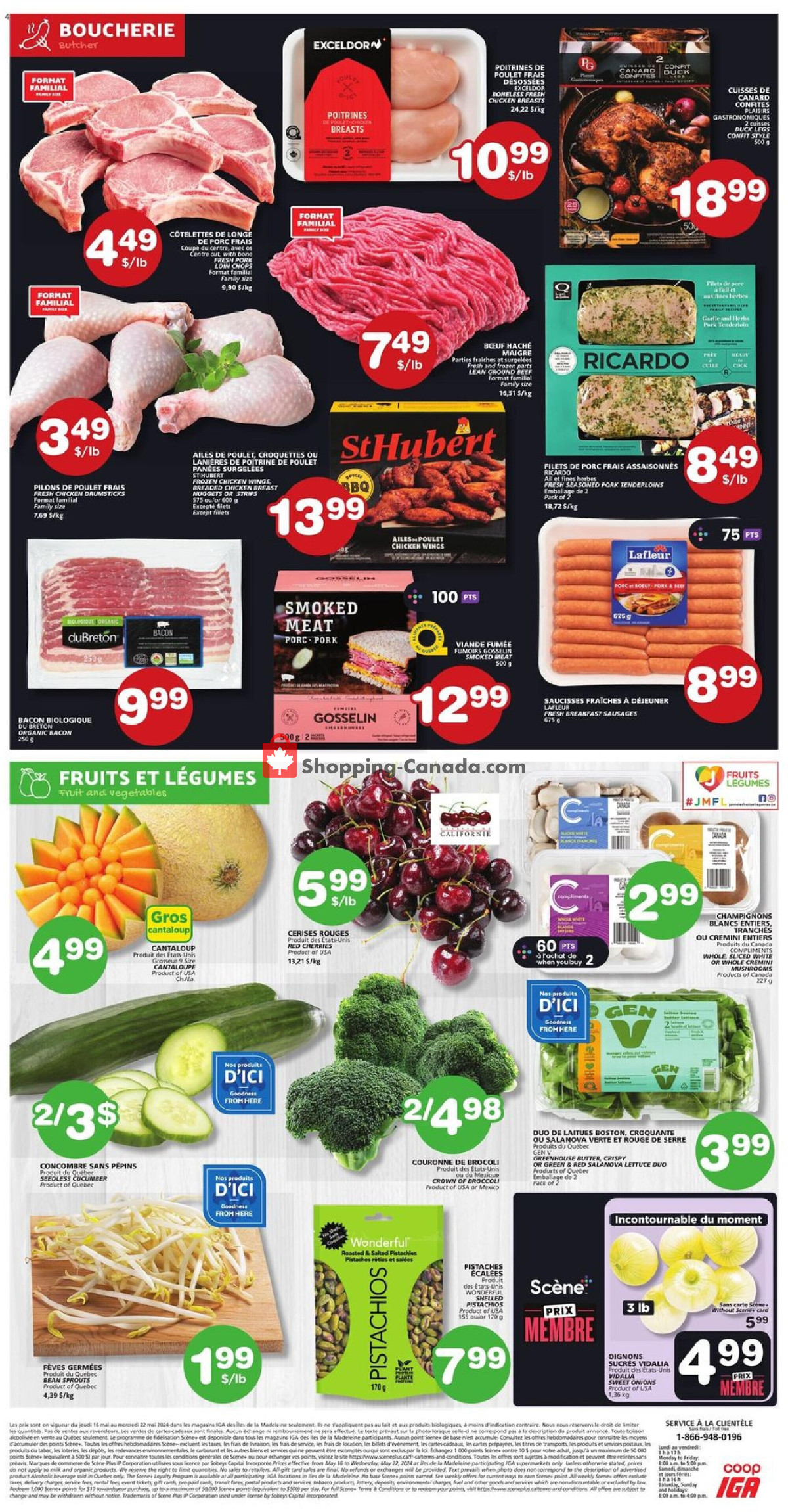 IGA Extra flyer from Thursday May 16, 2024 to Wednesday May 22, 2024 - page 4