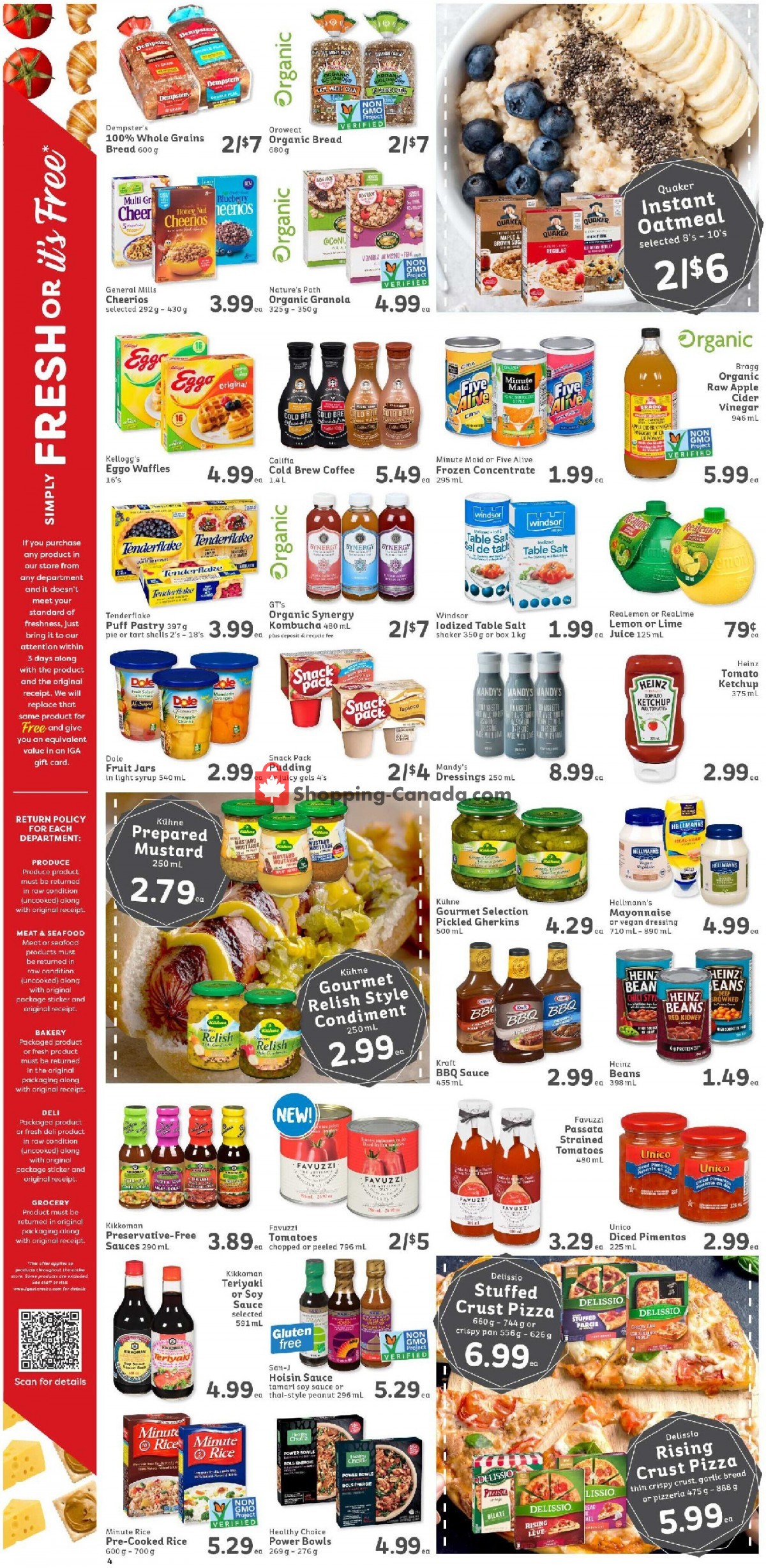 IGA Extra flyer from Friday July 16, 2021 to Thursday July 22, 2021 - page 4