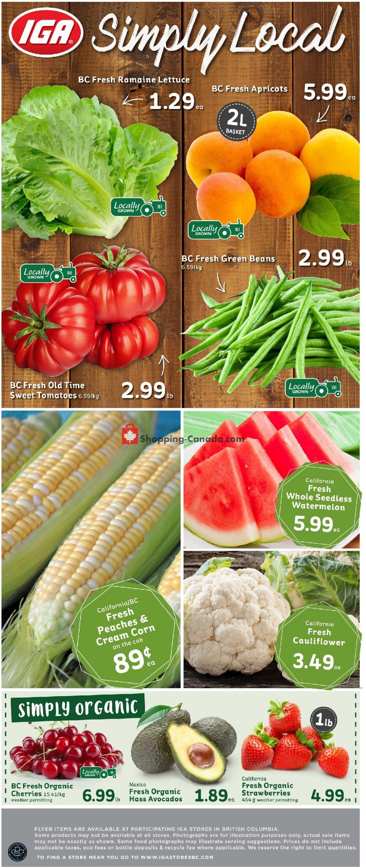 IGA Extra flyer from Friday July 16, 2021 to Thursday July 22, 2021 - page 6