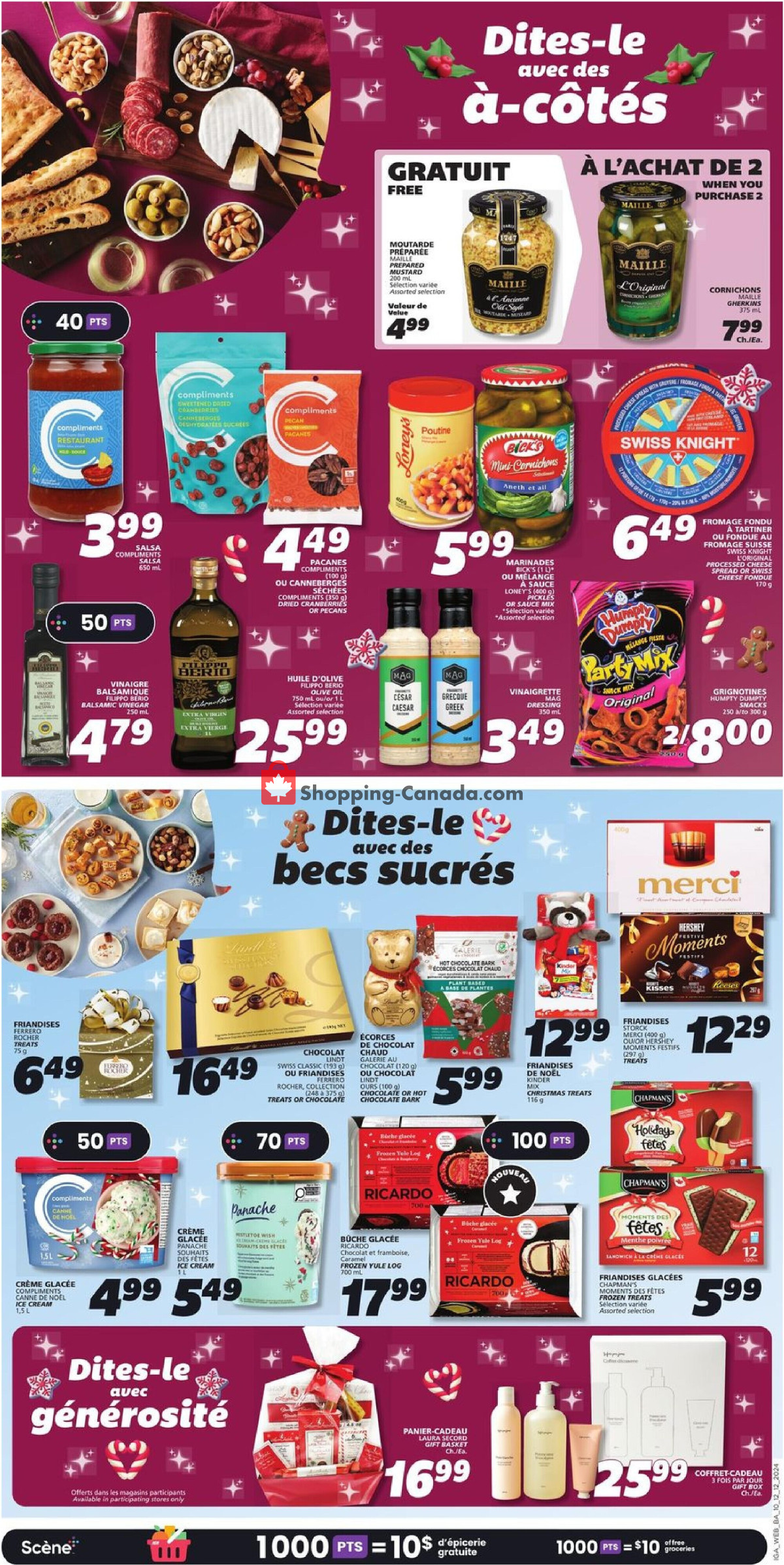 IGA Extra flyer from Thursday December 12, 2024 to Wednesday December 18, 2024 - page 14