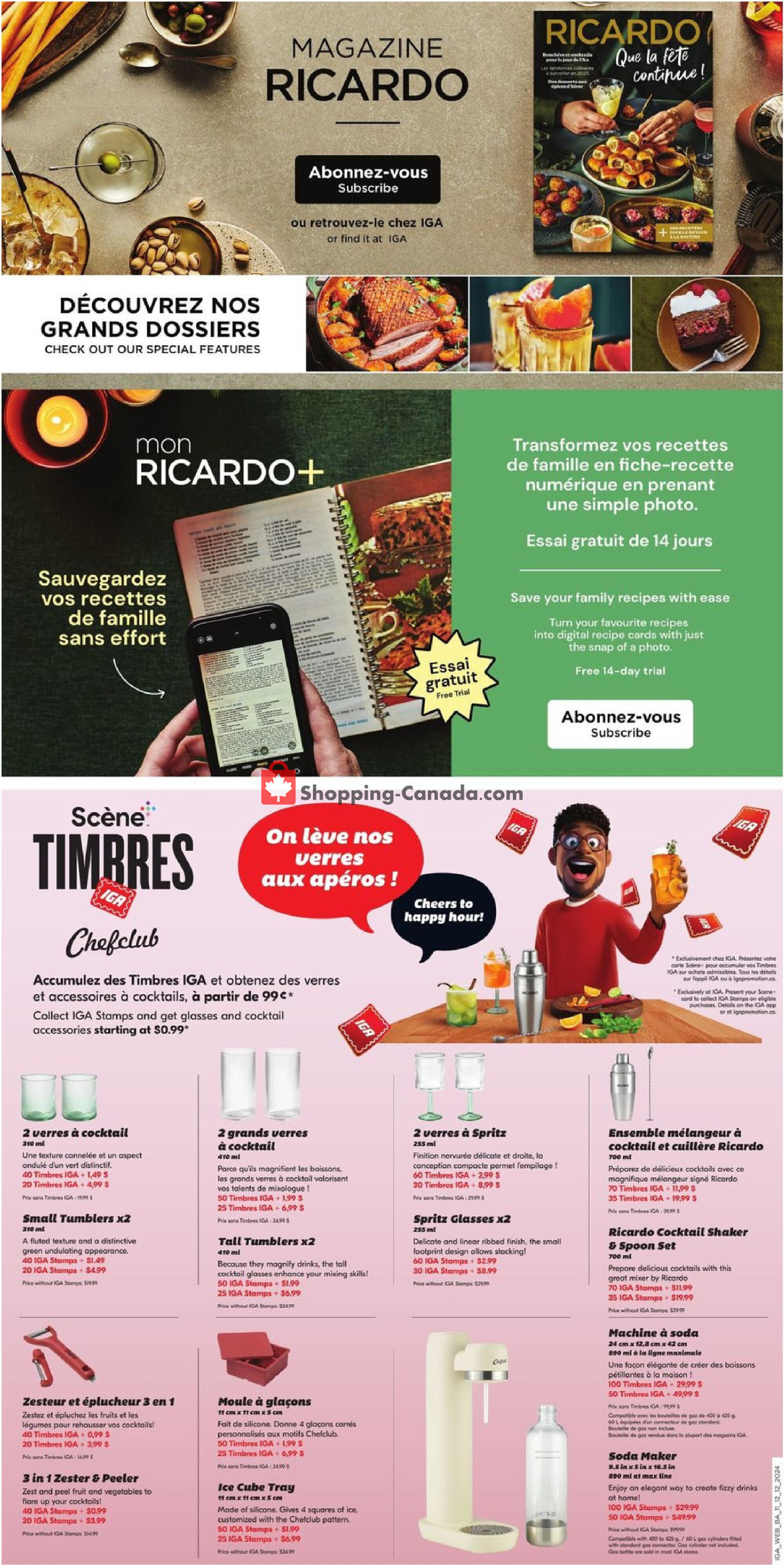 IGA Extra flyer from Thursday December 12, 2024 to Wednesday December 18, 2024 - page 15