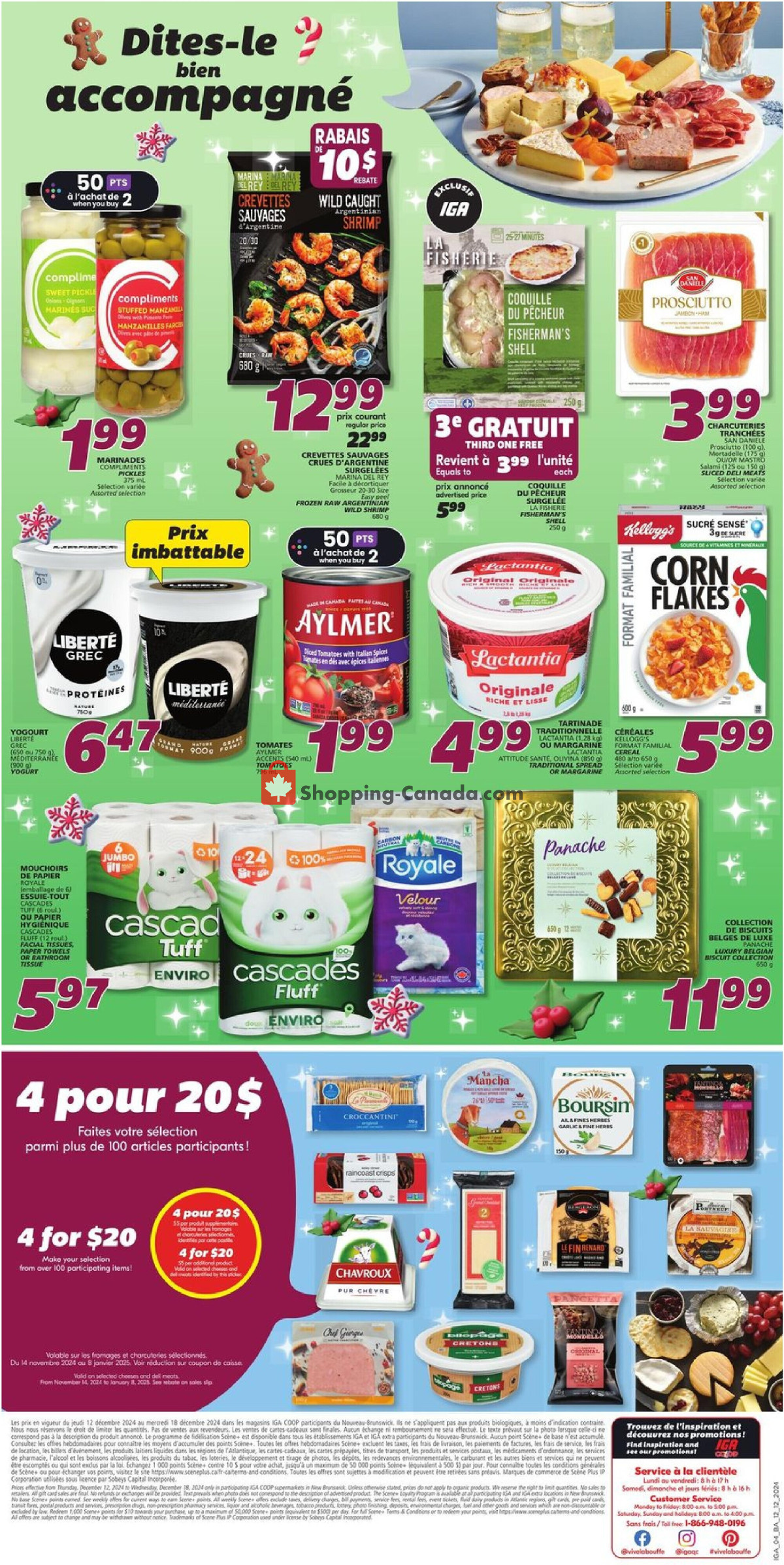 IGA Extra flyer from Thursday December 12, 2024 to Wednesday December 18, 2024 - page 4