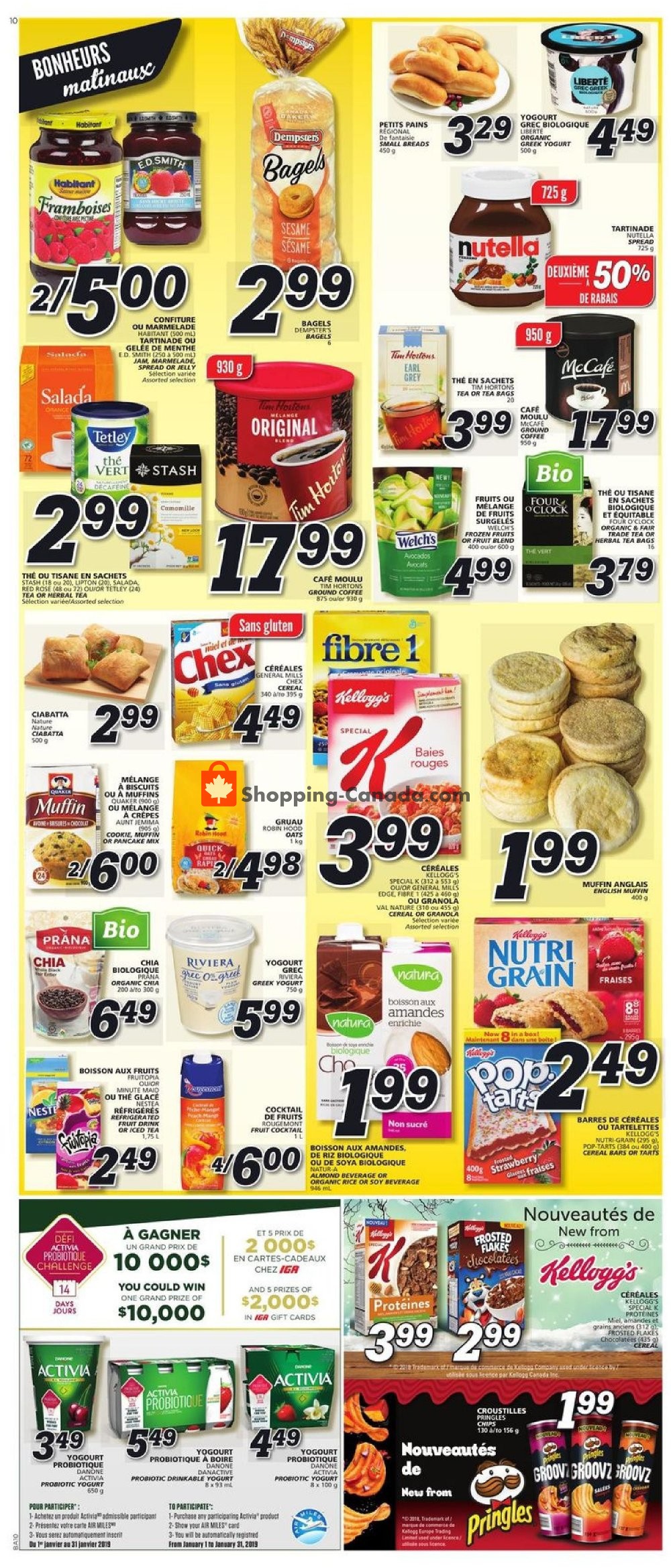 IGA Extra flyer from Thursday January 24, 2019 to Wednesday January 30, 2019 - page 10