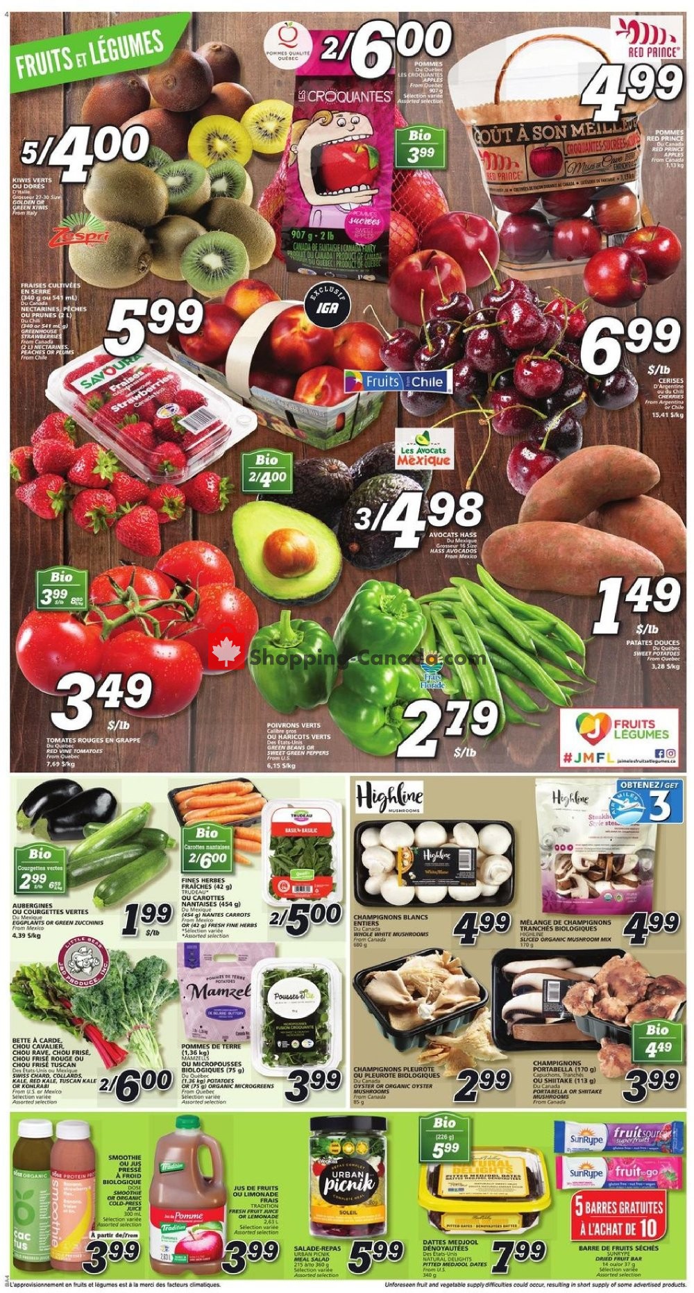 IGA Extra flyer from Thursday January 24, 2019 to Wednesday January 30, 2019 - page 4