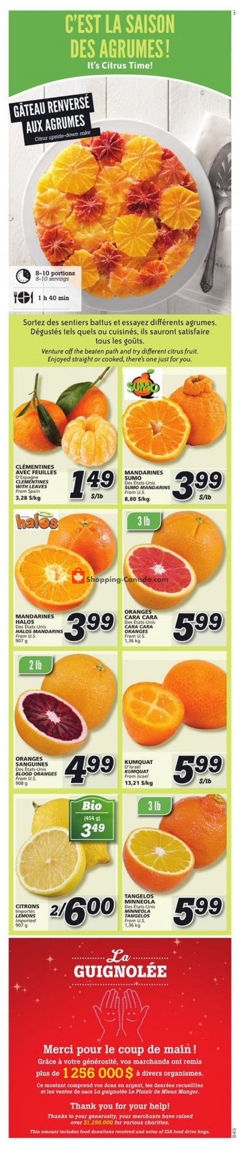 IGA Extra flyer from Thursday January 24, 2019 to Wednesday January 30, 2019 - page 5