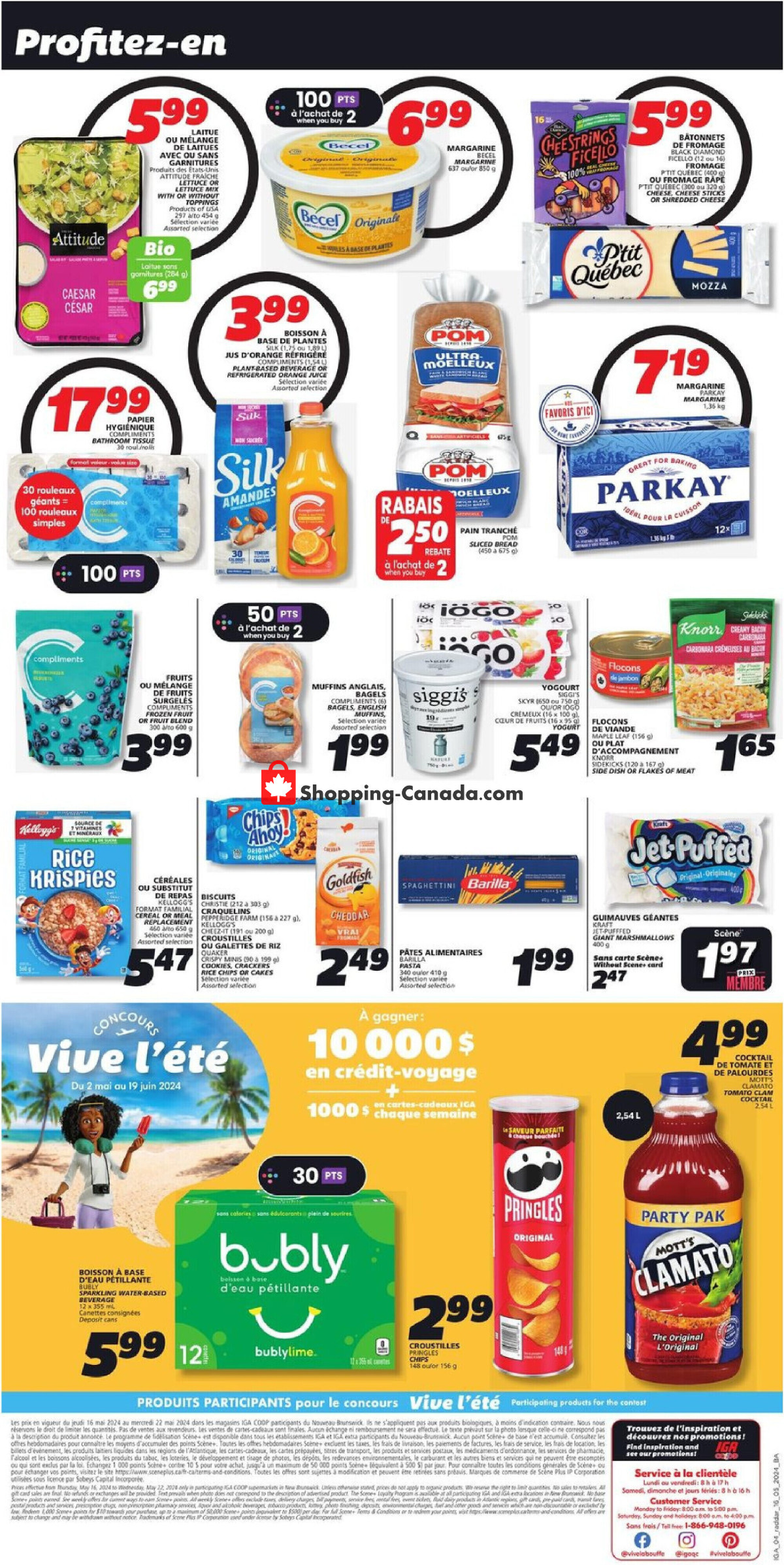 IGA Extra flyer from Thursday May 16, 2024 to Wednesday May 22, 2024 - page 16