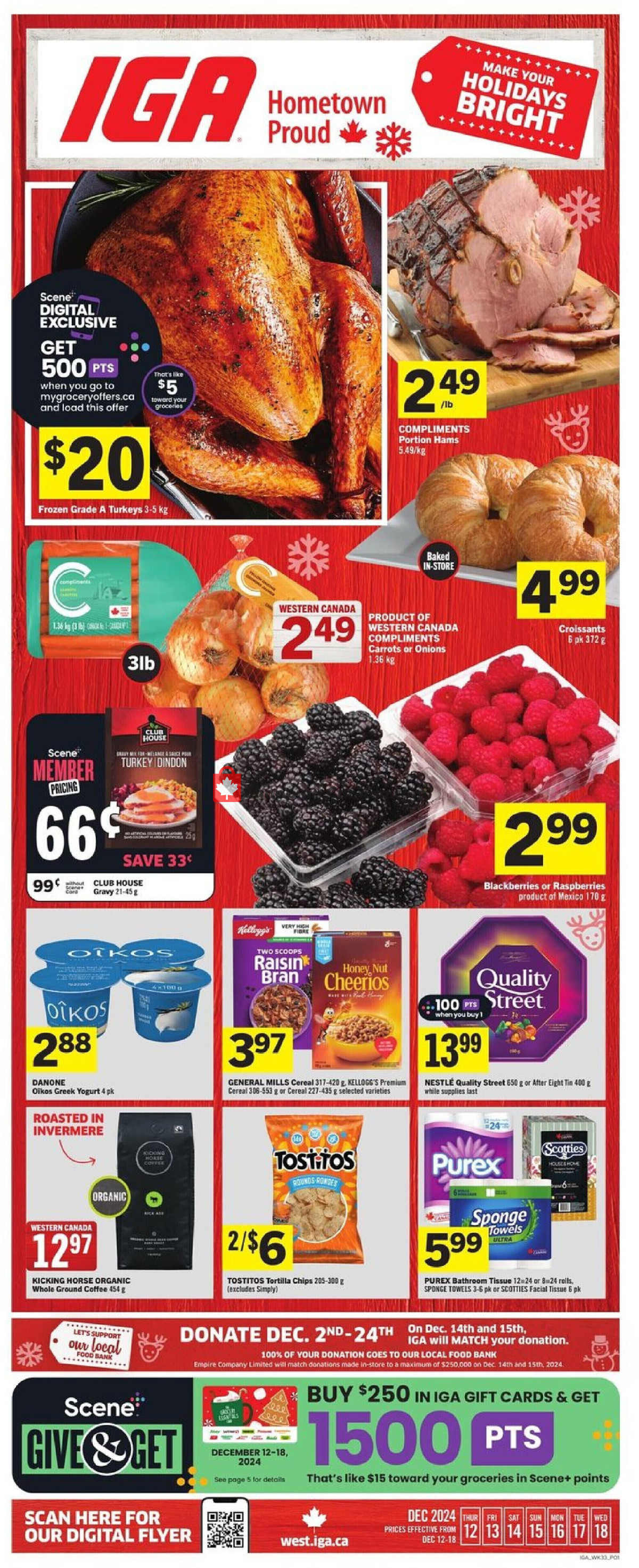 IGA Extra flyer from Thursday December 12, 2024 to Wednesday December 18, 2024 - page 15