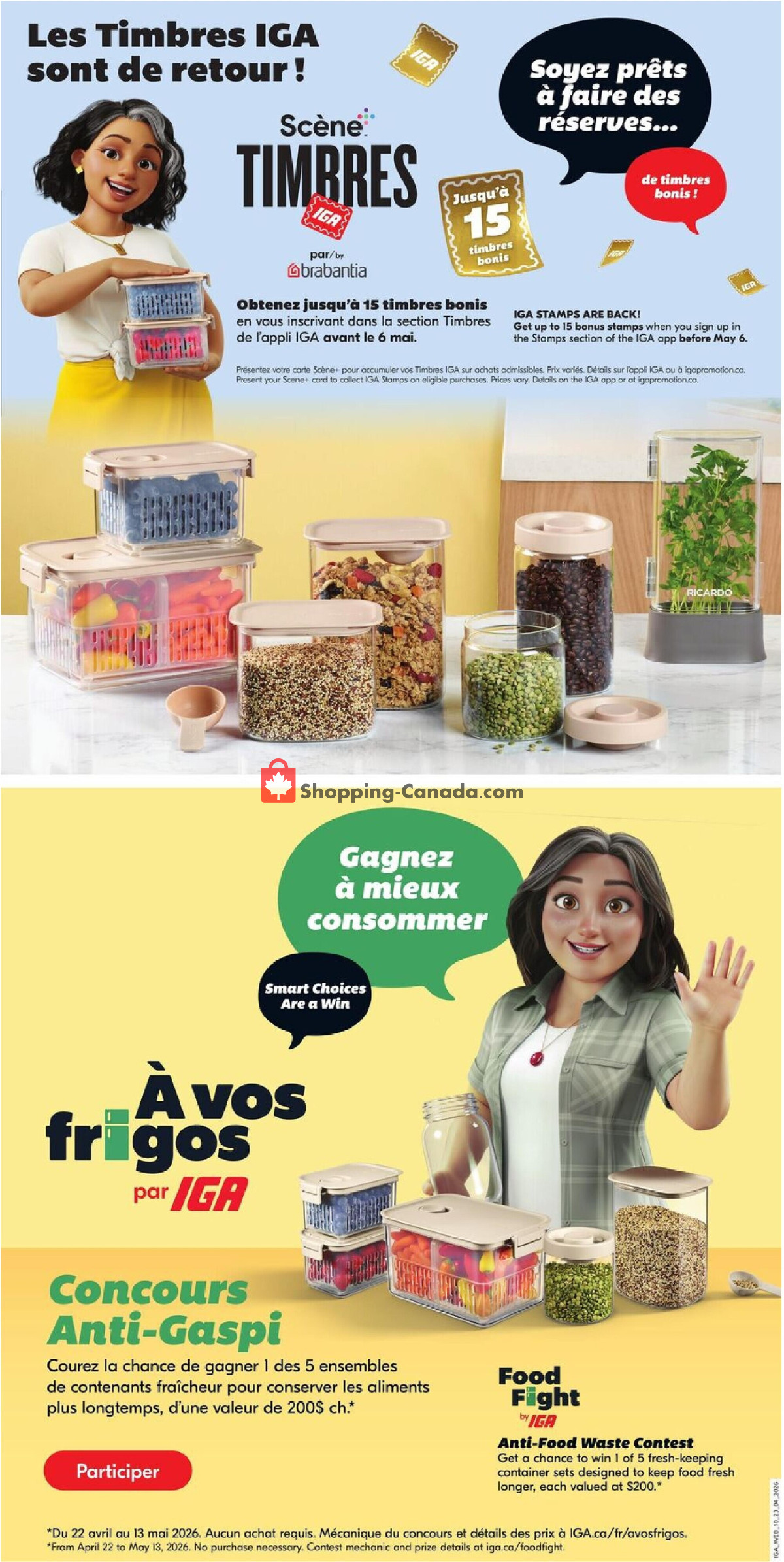 IGA Extra flyer from Thursday April 23, 2026 to Wednesday April 29, 2026 - page 14