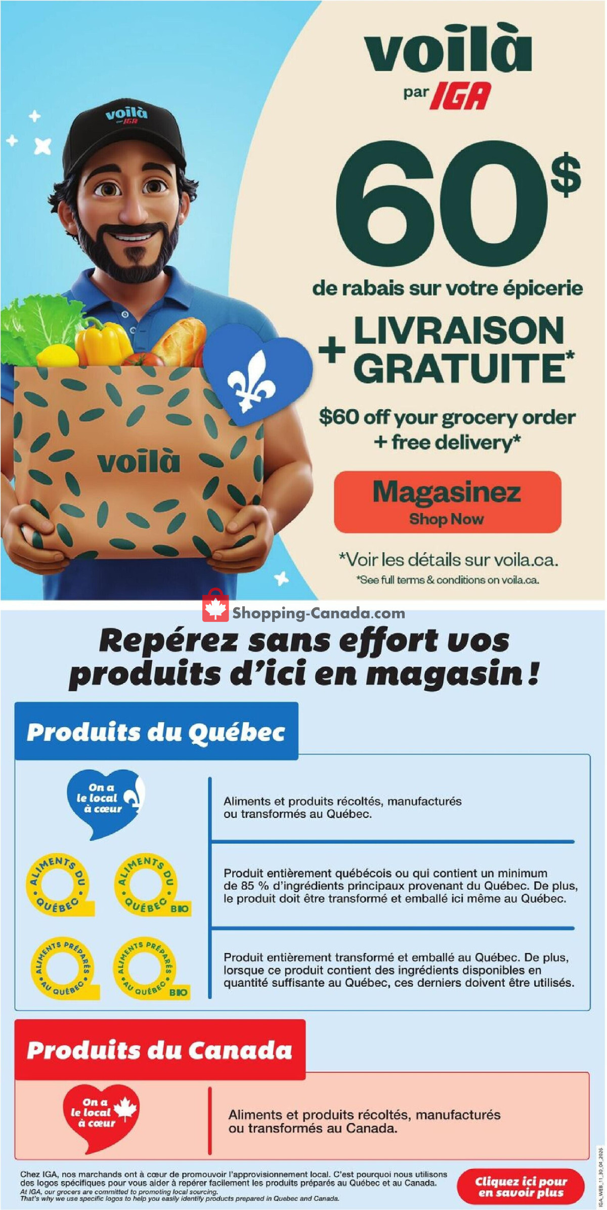 IGA Extra flyer from Thursday April 30, 2026 to Wednesday May 6, 2026 - page 17