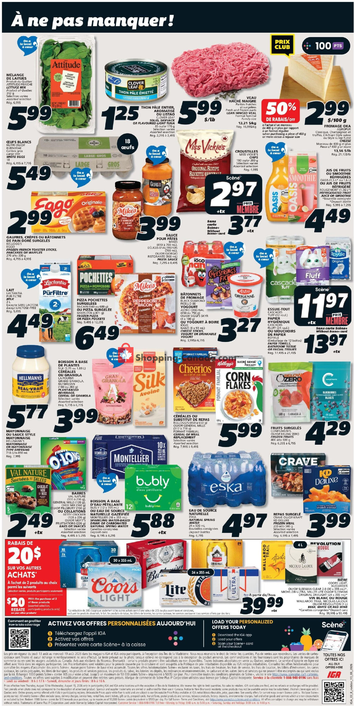 IGA Extra flyer from Thursday August 13, 2026 to Wednesday August 19, 2026 - page 2