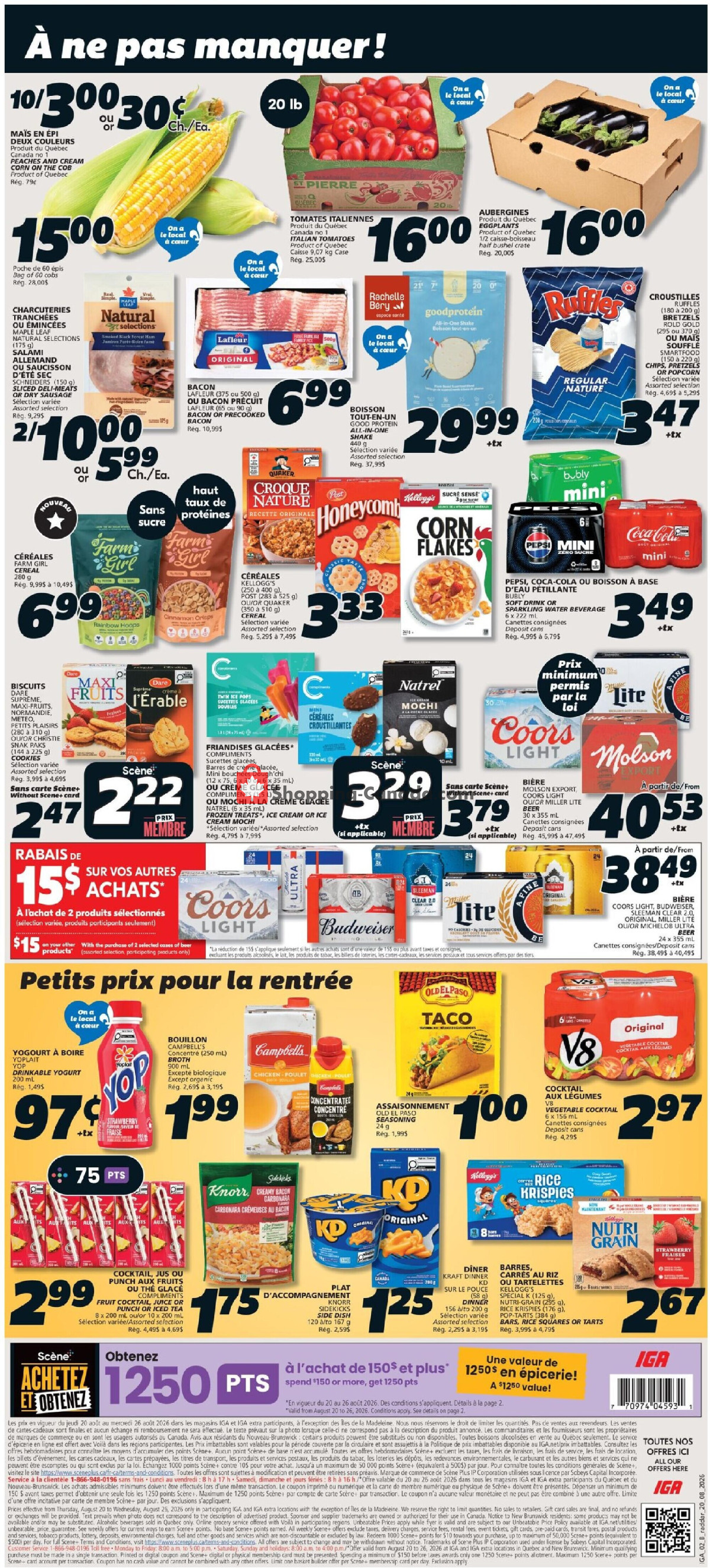 IGA Extra flyer from Thursday August 20, 2026 to Wednesday August 26, 2026 - page 2