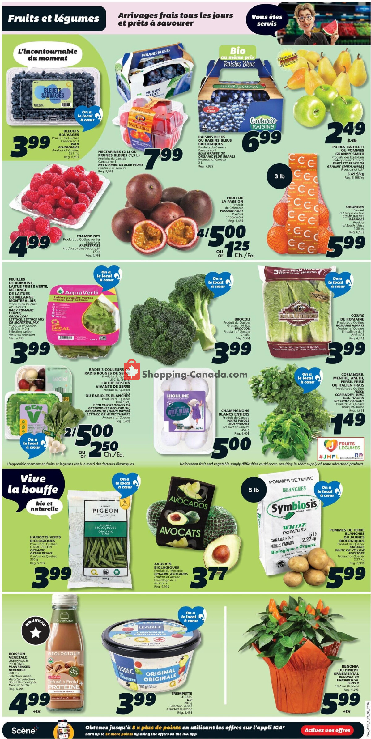 IGA Extra flyer from Thursday August 20, 2026 to Wednesday August 26, 2026 - page 3