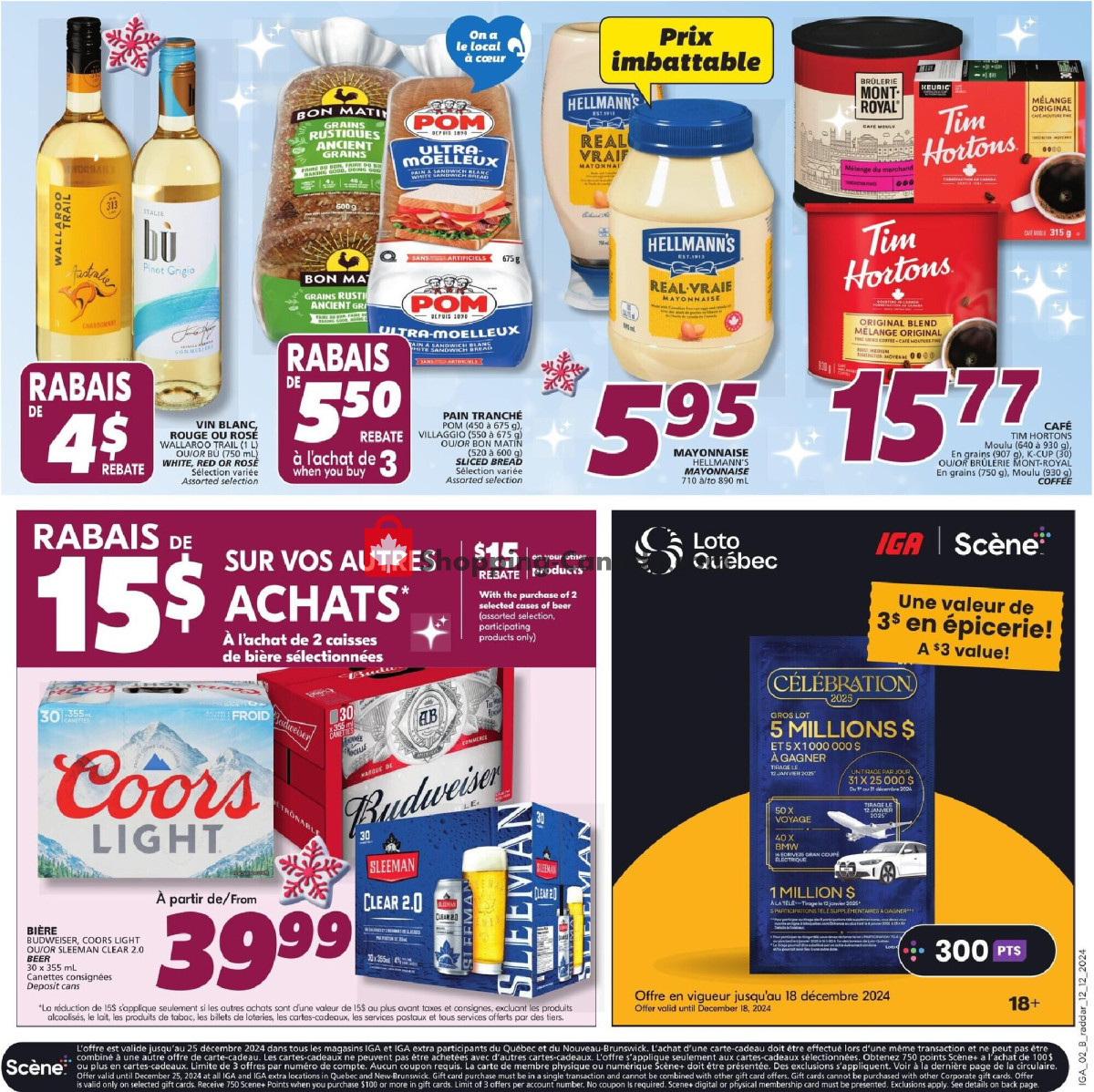 IGA Extra flyer from Thursday December 12, 2024 to Wednesday December 18, 2024 - page 5