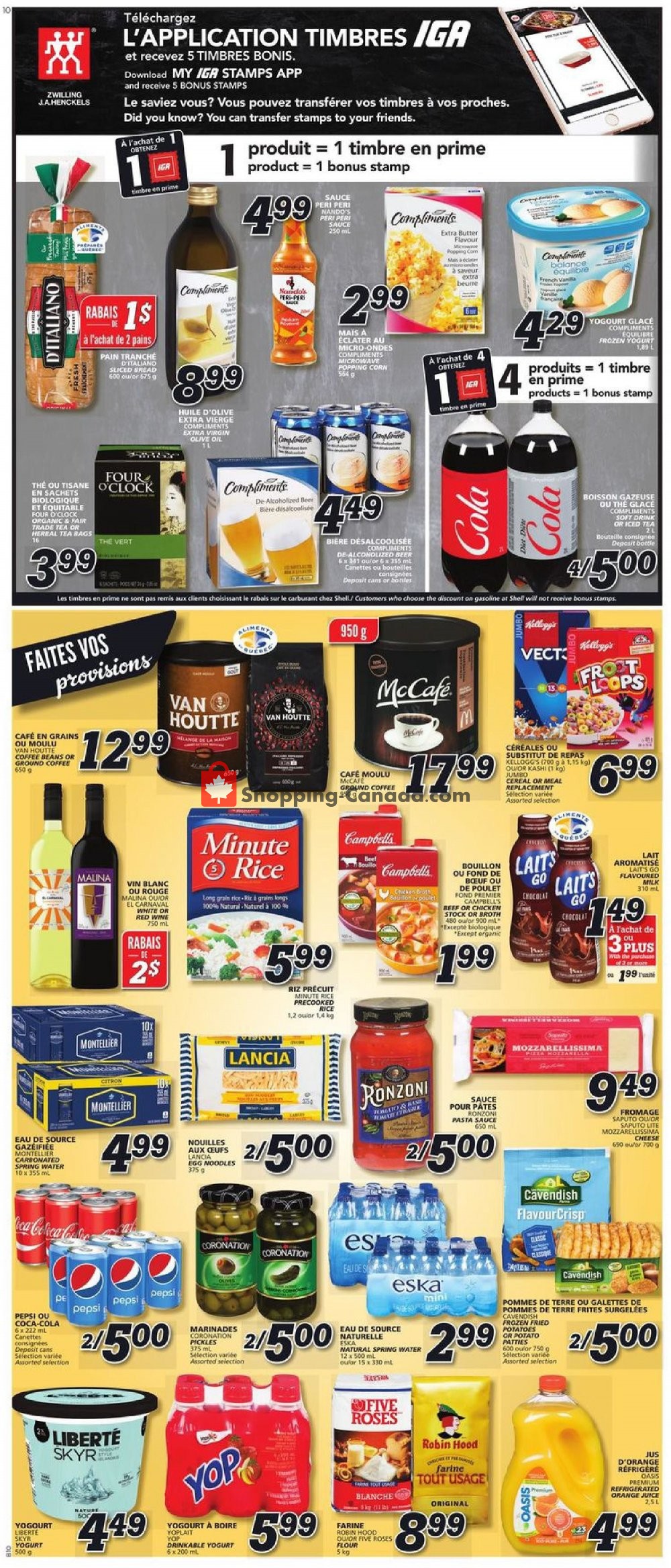 IGA Extra flyer from Thursday January 10, 2019 to Wednesday January 16, 2019 - page 12