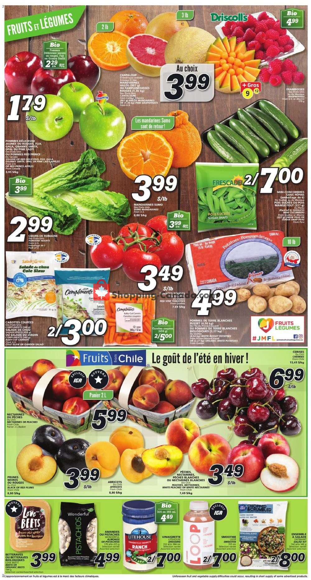 IGA Extra flyer from Thursday January 10, 2019 to Wednesday January 16, 2019 - page 4