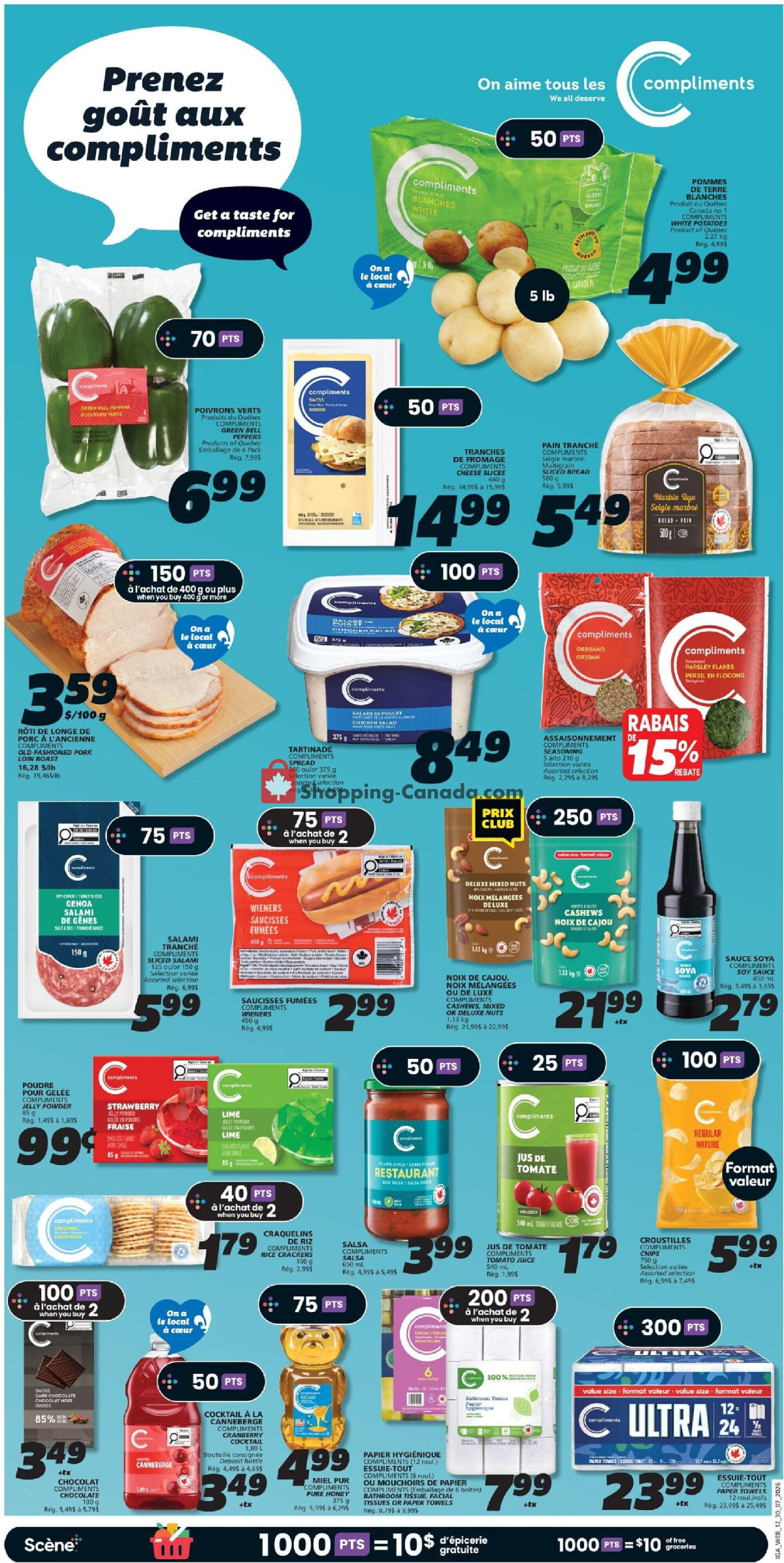 IGA Extra flyer from Thursday July 30, 2026 to Wednesday August 5, 2026 - page 16
