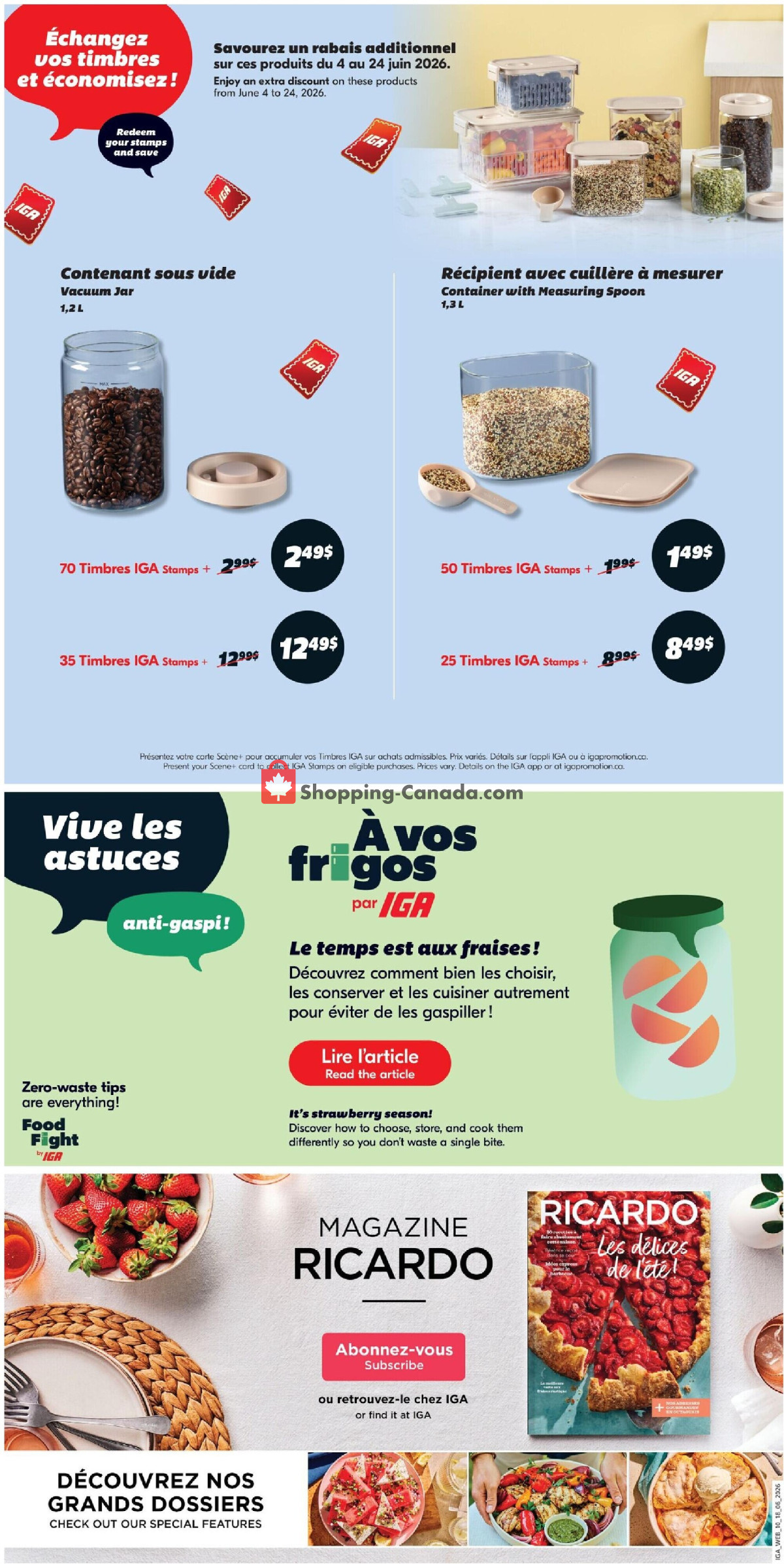 IGA Extra flyer from Thursday June 18, 2026 to Wednesday June 24, 2026 - page 19