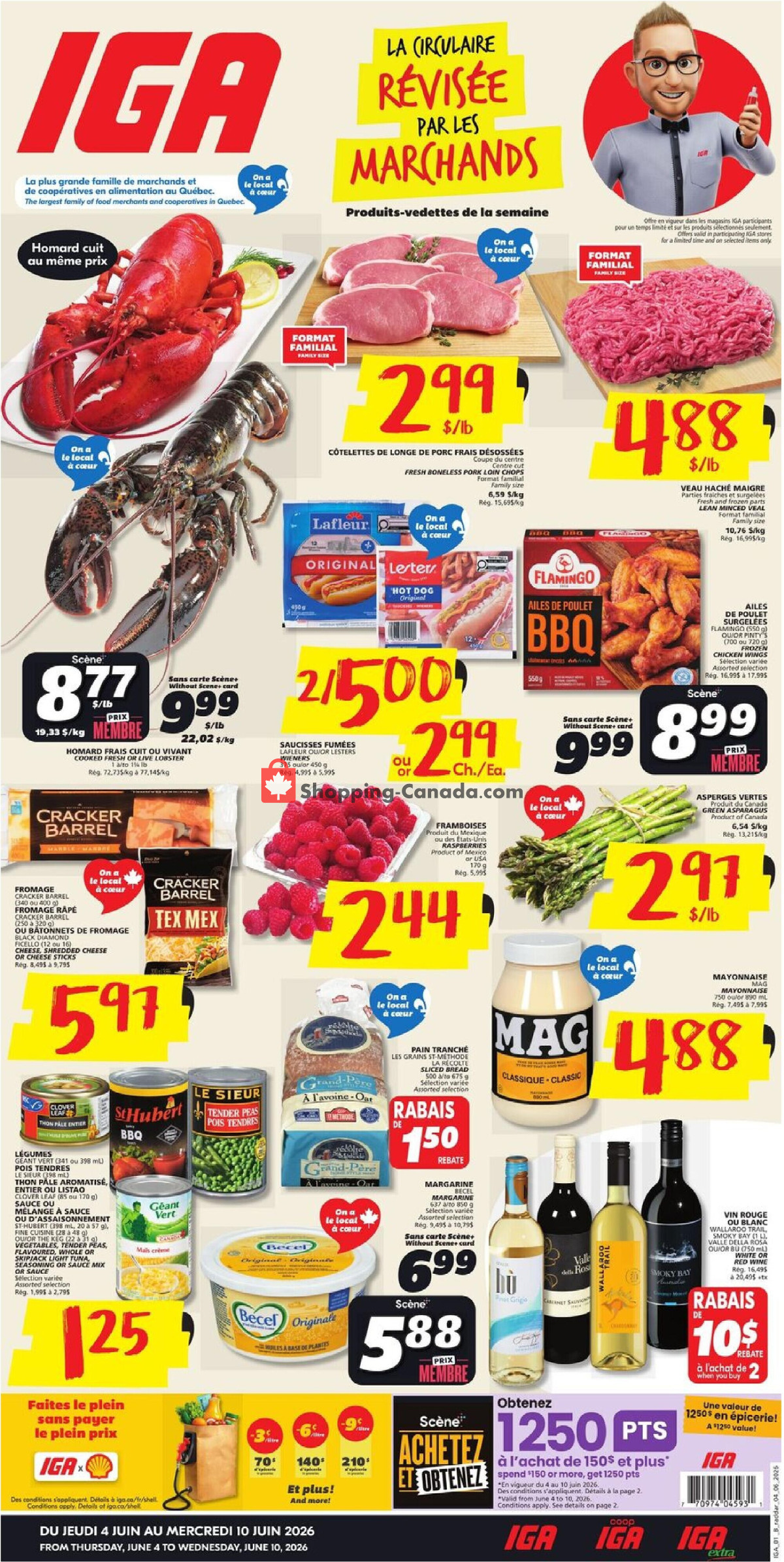 IGA Extra flyer from Thursday June 4, 2026 to Wednesday June 10, 2026 - page 1