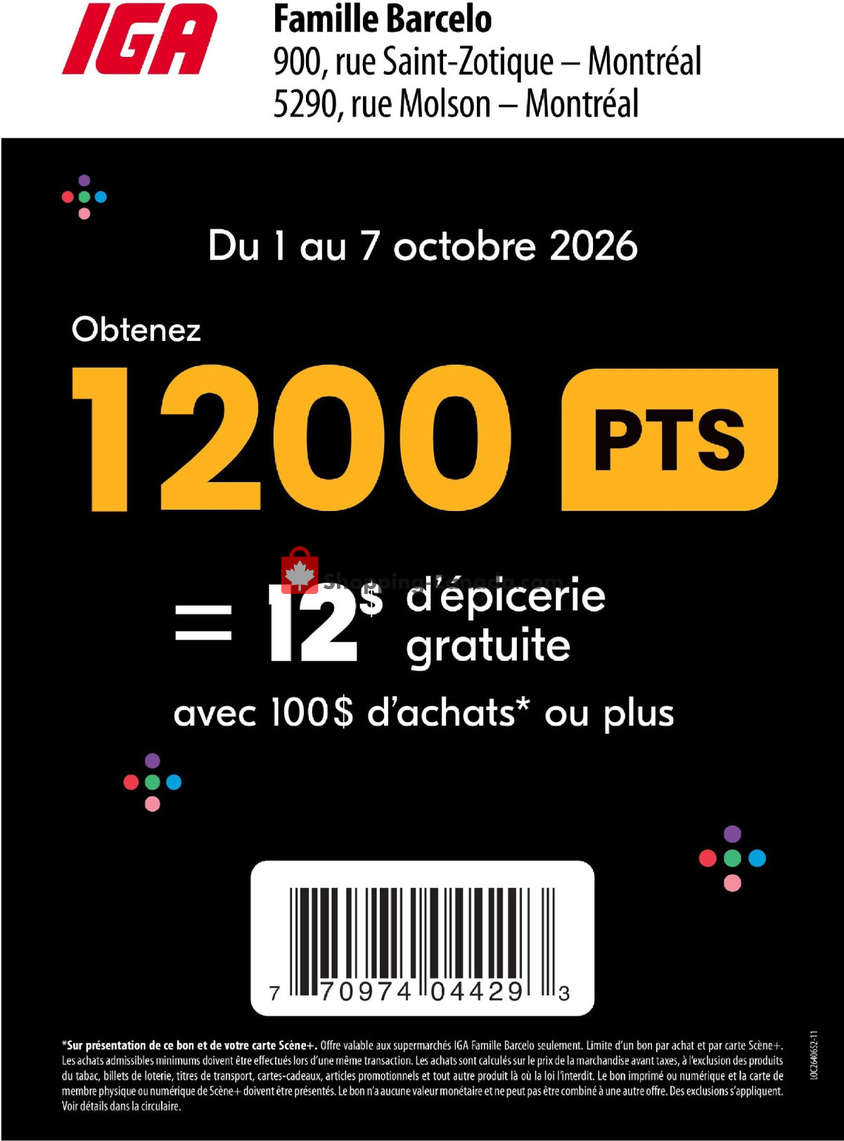 IGA Extra flyer from Thursday October 1, 2026 to Wednesday October 7, 2026 - page 11