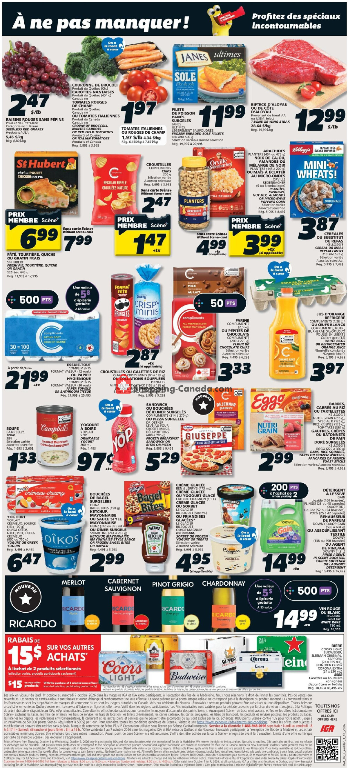 IGA Extra flyer from Thursday October 1, 2026 to Wednesday October 7, 2026 - page 2