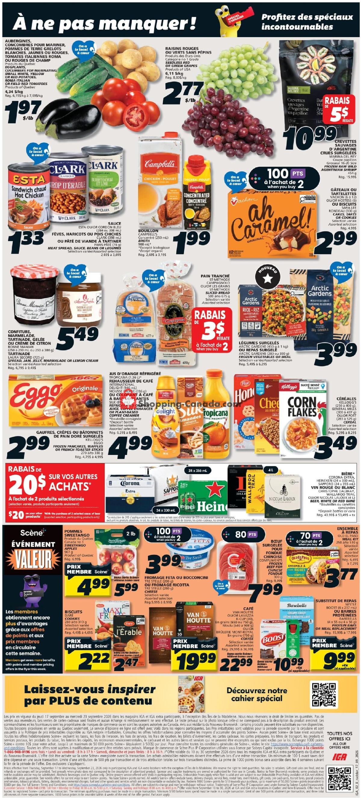 IGA Extra flyer from Thursday September 17, 2026 to Wednesday September 23, 2026 - page 2