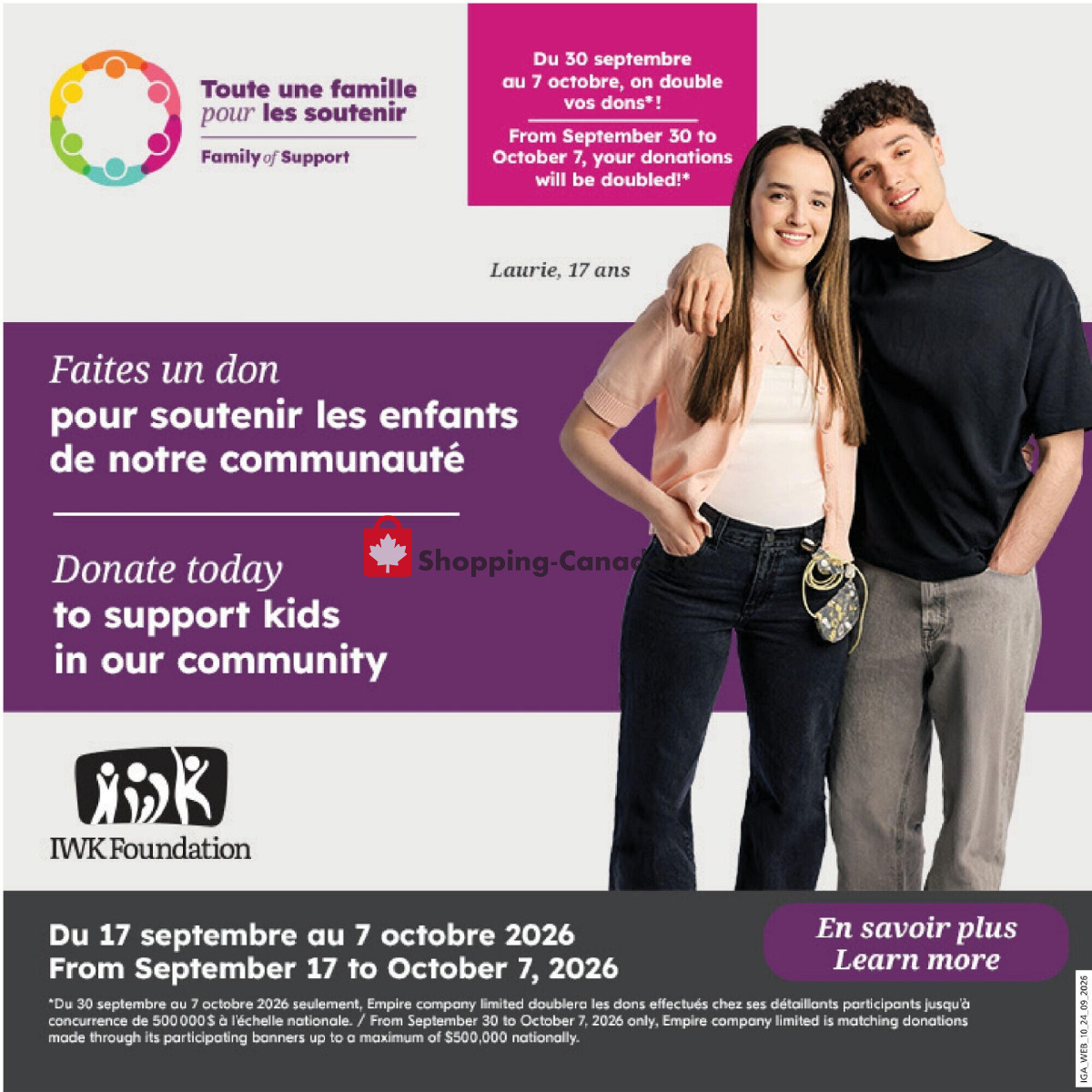 IGA Extra flyer from Thursday September 24, 2026 to Wednesday September 30, 2026 - page 15