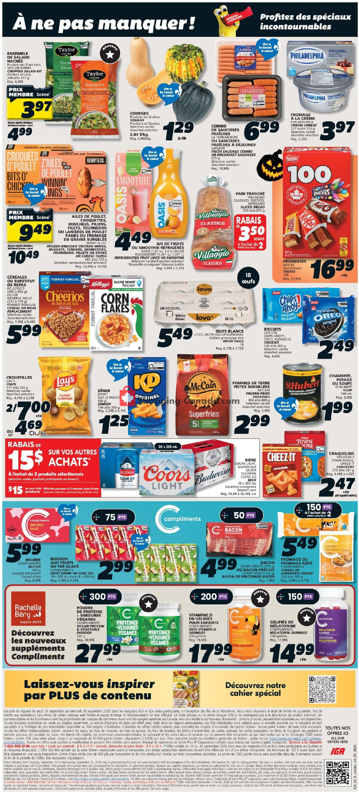 IGA Extra flyer from Thursday September 24, 2026 to Wednesday September 30, 2026 - page 2