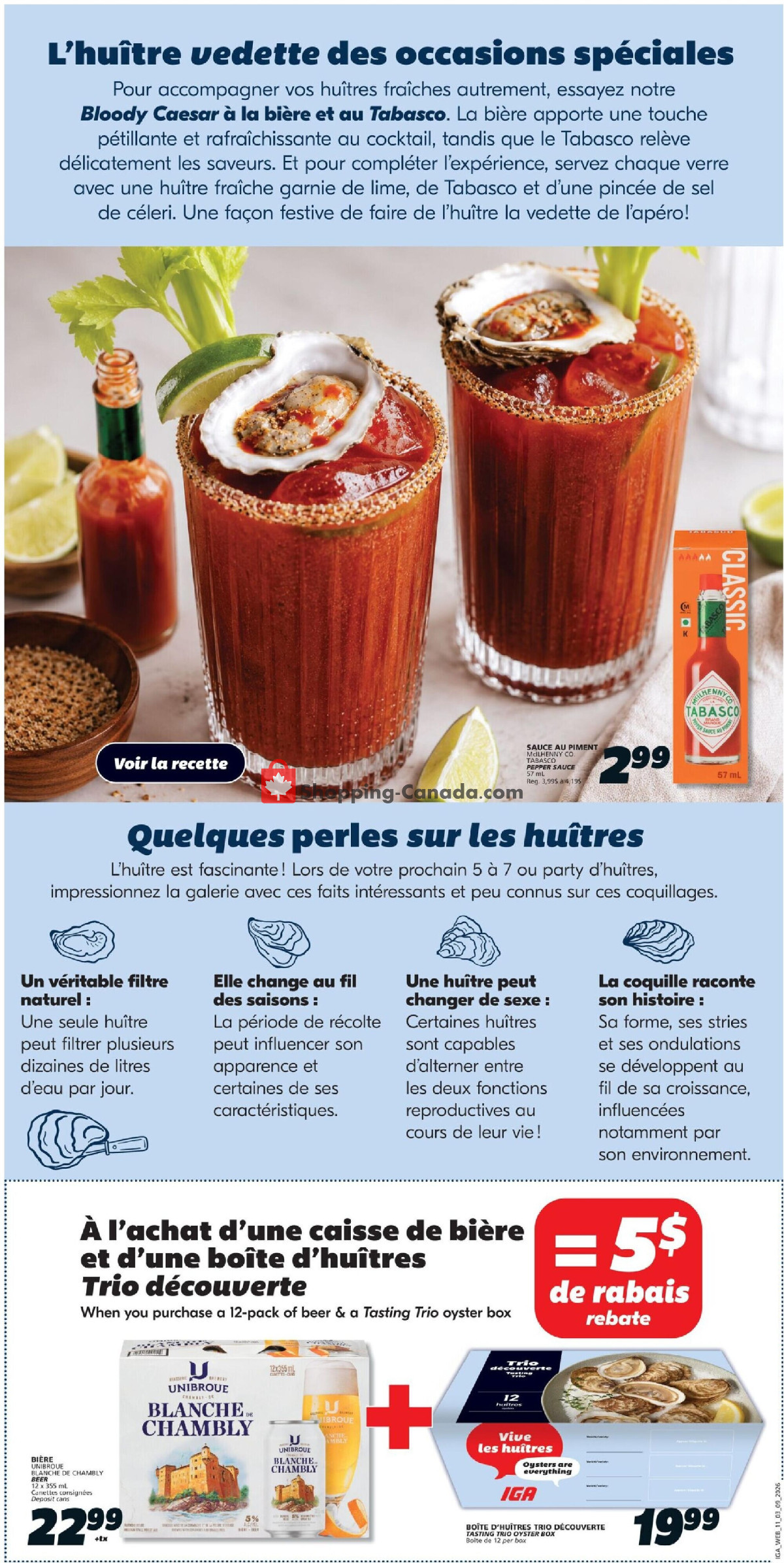 IGA Extra flyer from Thursday September 3, 2026 to Wednesday September 9, 2026 - page 15
