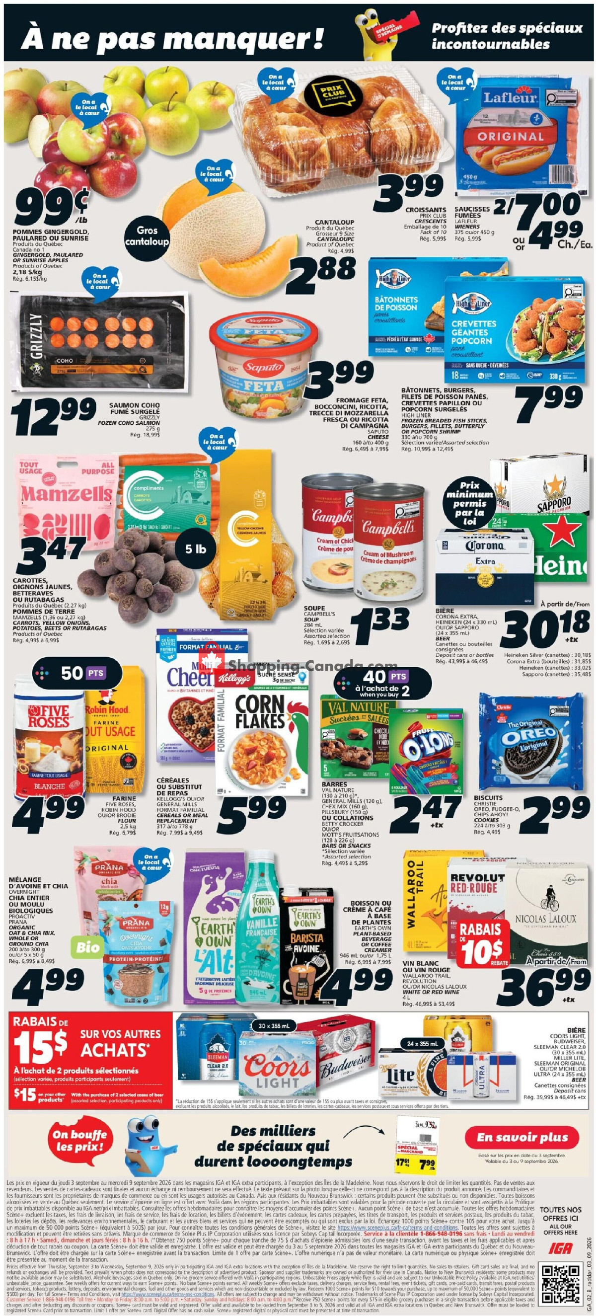 IGA Extra flyer from Thursday September 3, 2026 to Wednesday September 9, 2026 - page 2