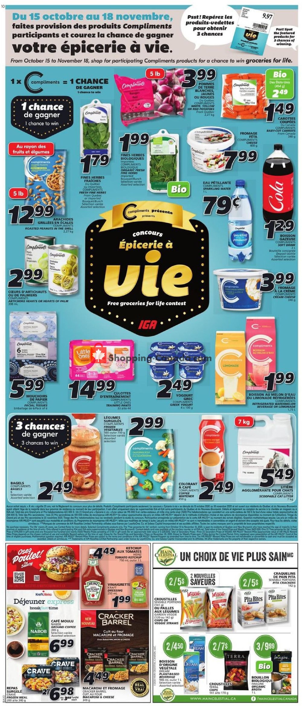 IGA Extra flyer from Thursday October 15, 2020 to Wednesday October 21, 2020 - page 11
