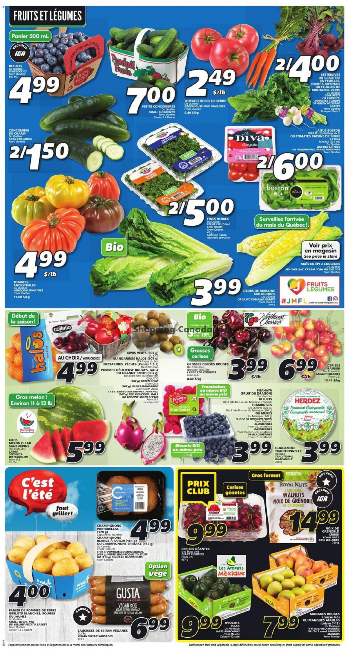 IGA Extra flyer from Thursday July 15, 2021 to Wednesday July 21, 2021 - page 7