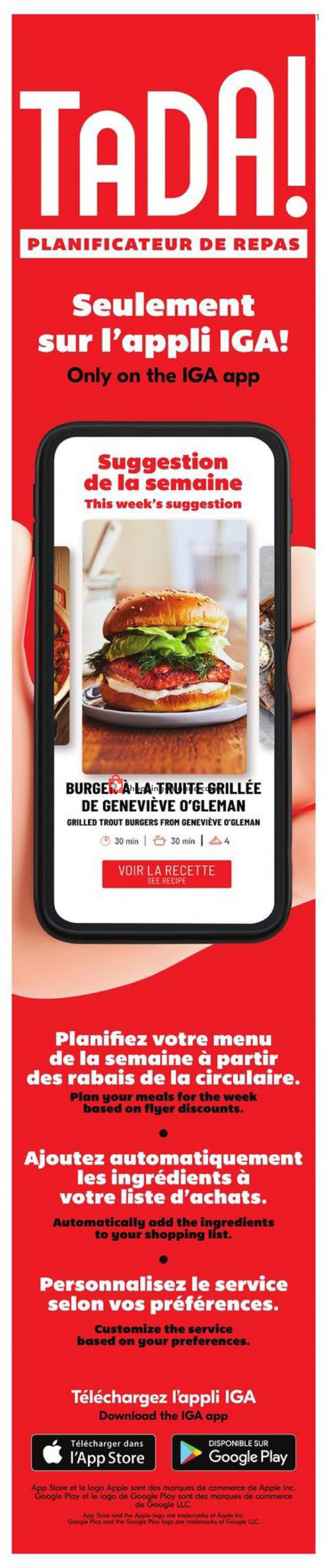 IGA Extra flyer from Thursday July 15, 2021 to Wednesday July 21, 2021 - page 9