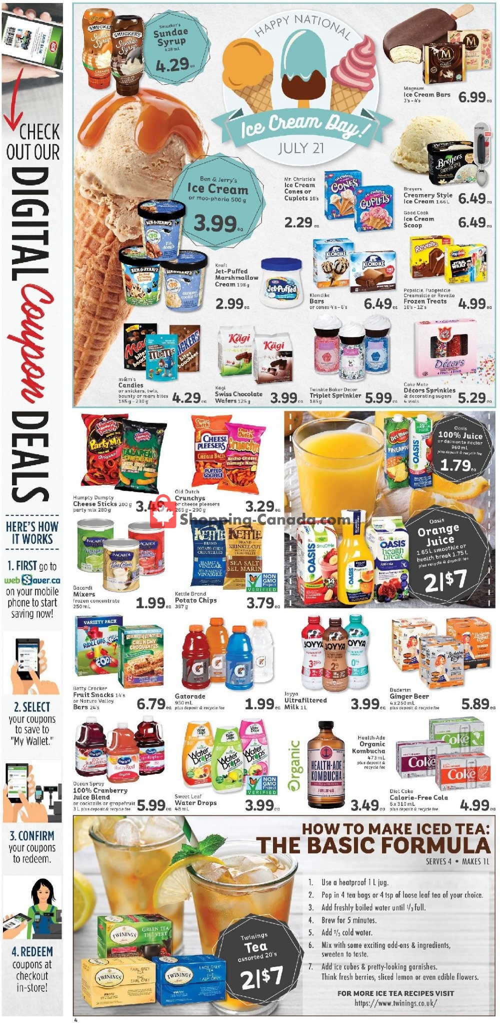 IGA Extra flyer from Friday July 19, 2019 to Thursday July 25, 2019 - page 4