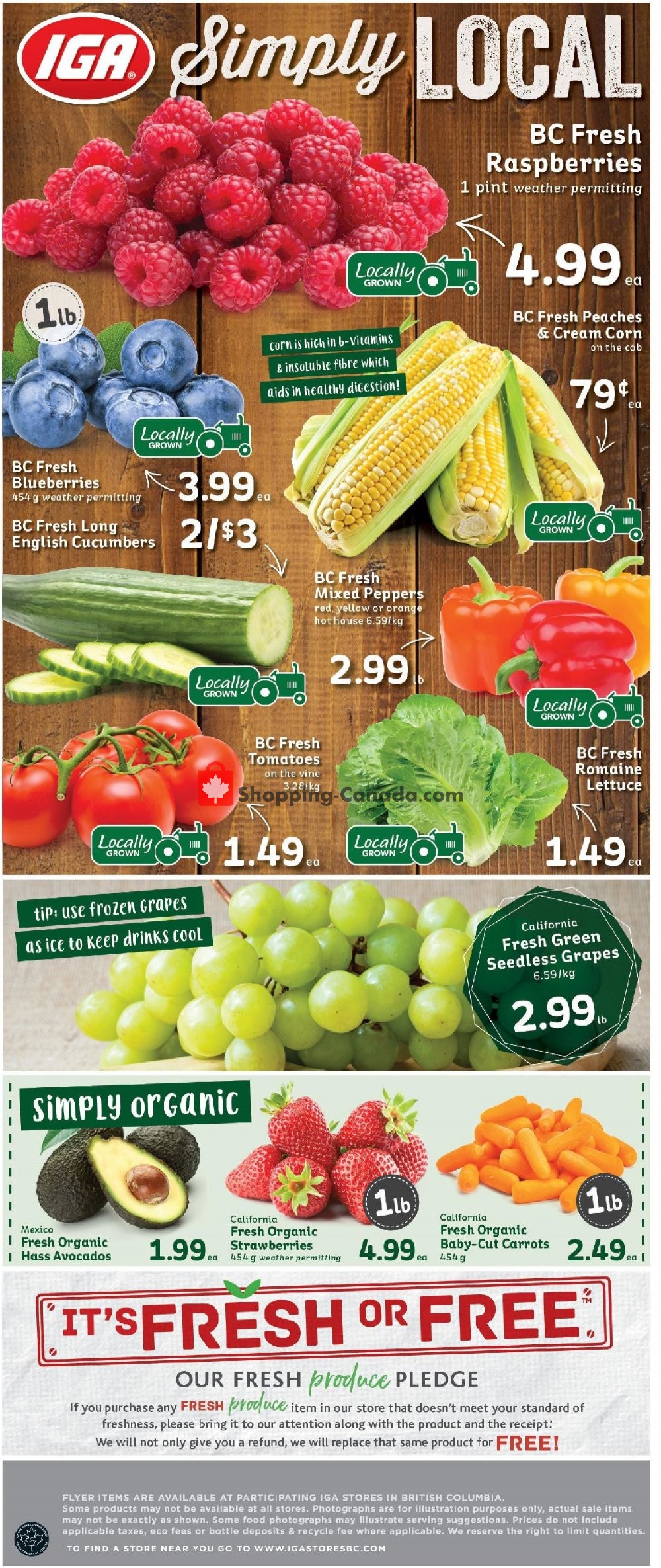 IGA Extra flyer from Friday July 19, 2019 to Thursday July 25, 2019 - page 6