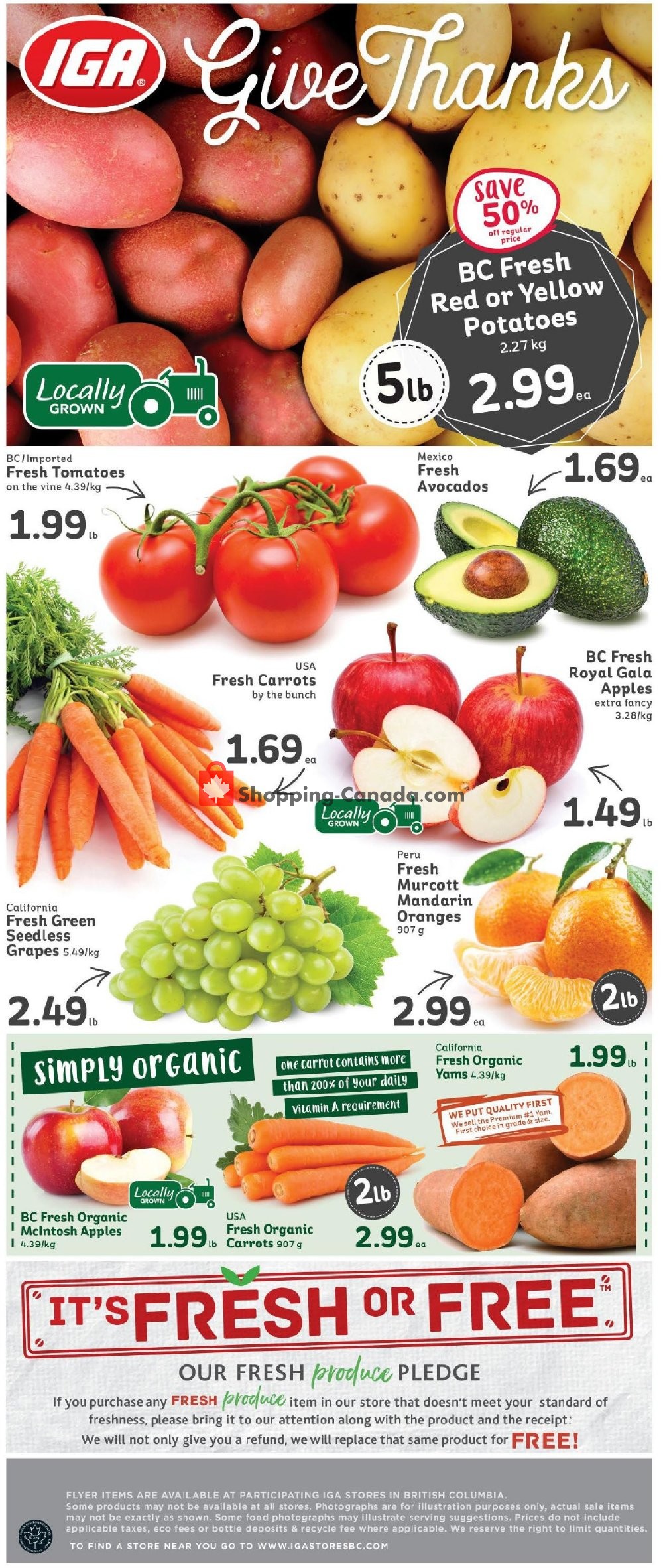 IGA Extra flyer from Friday October 4, 2019 to Thursday October 10, 2019 - page 8
