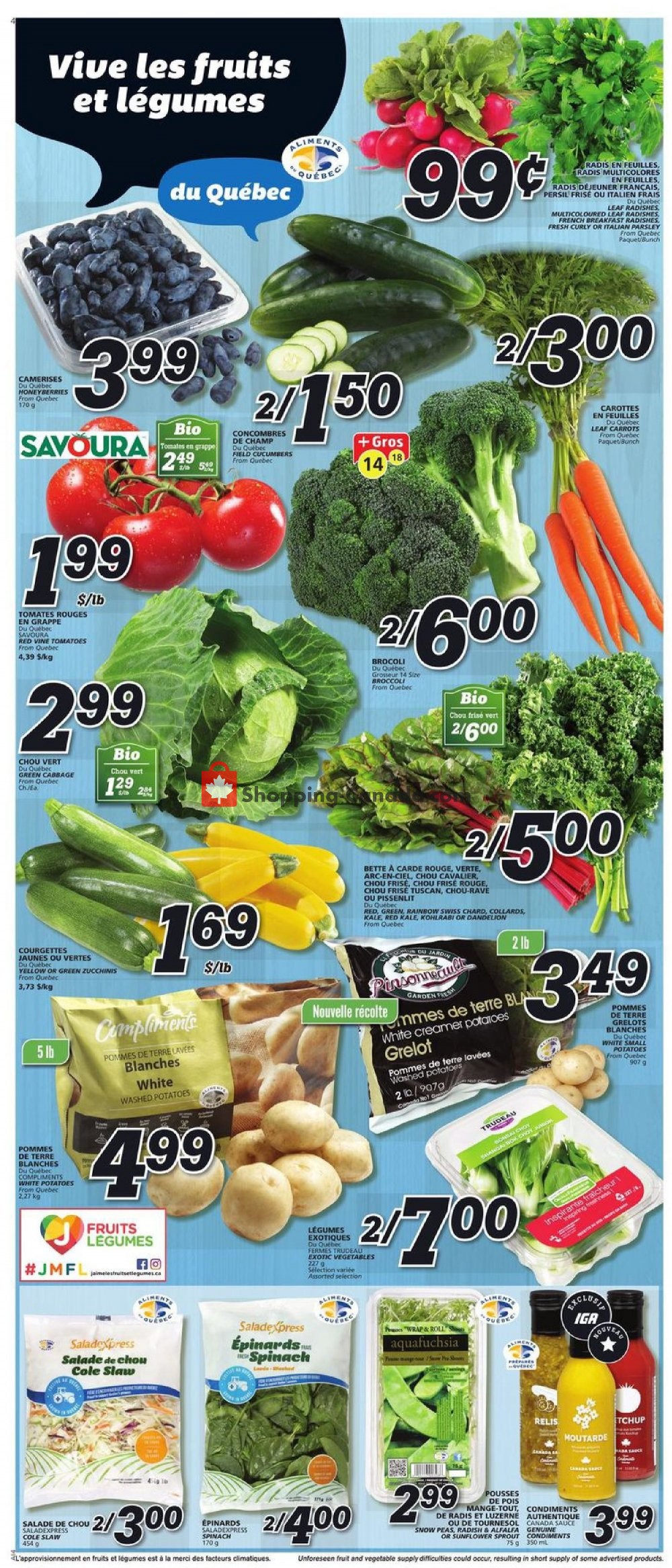 IGA Extra flyer from Thursday July 11, 2019 to Wednesday July 17, 2019 - page 4