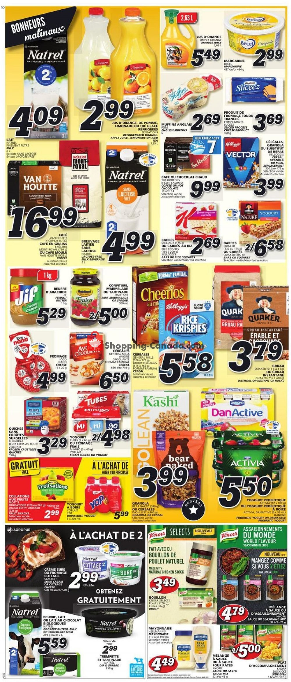 IGA Extra flyer from Thursday July 25, 2019 to Wednesday July 31, 2019 - page 10