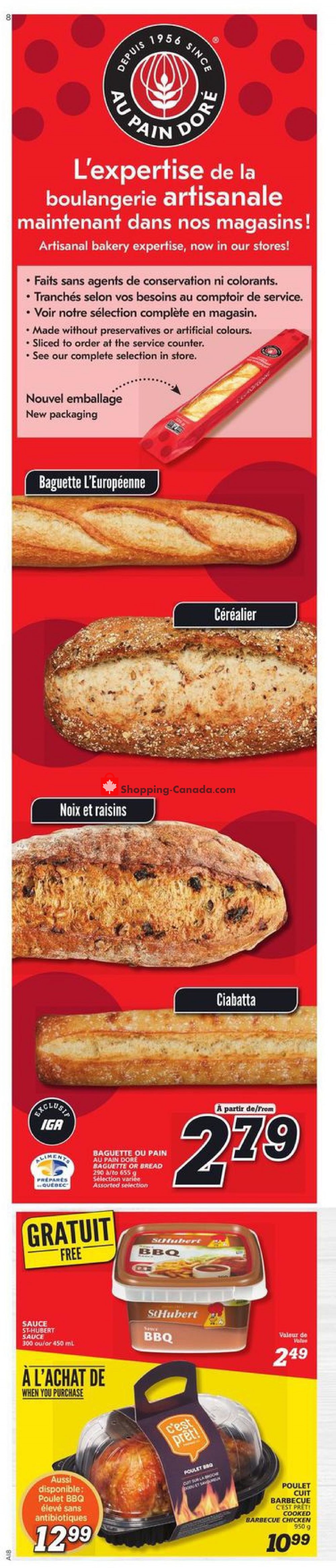 IGA Extra flyer from Thursday July 25, 2019 to Wednesday July 31, 2019 - page 8