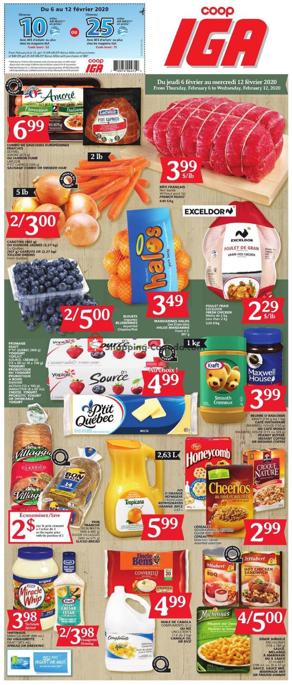 IGA Extra flyer from Thursday February 6, 2020 to Wednesday February 12, 2020 - page 1