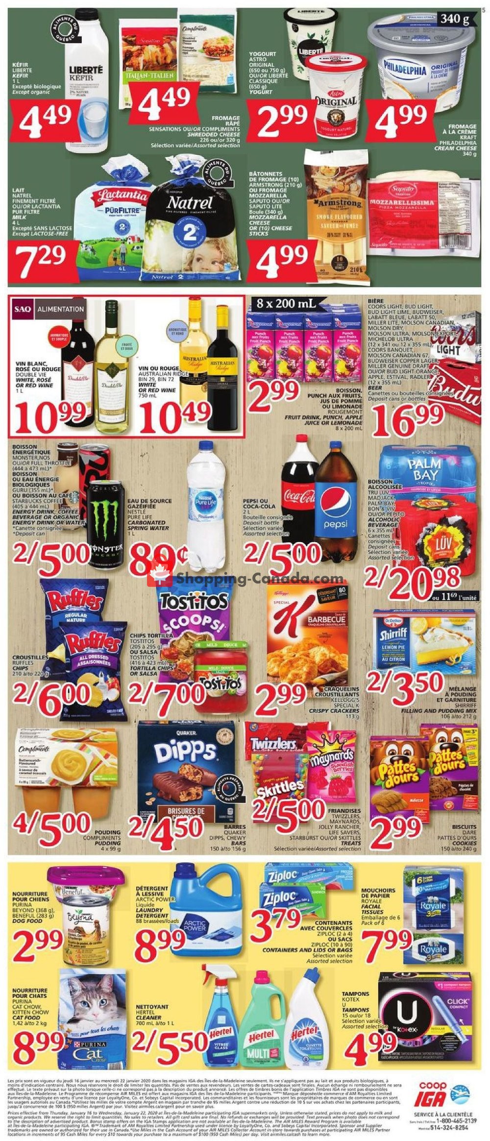 IGA Extra flyer from Thursday January 16, 2020 to Wednesday January 22, 2020 - page 5