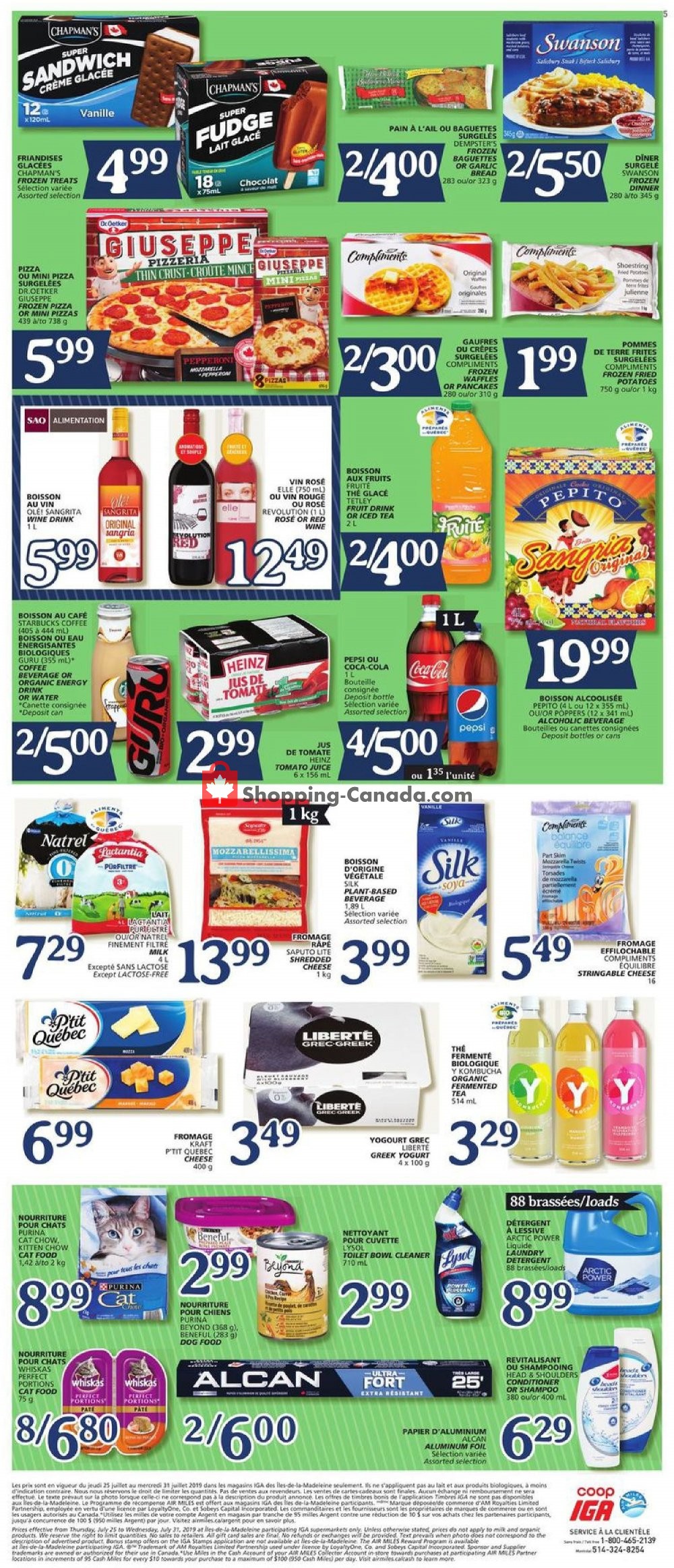 IGA Extra flyer from Thursday July 25, 2019 to Wednesday July 31, 2019 - page 5