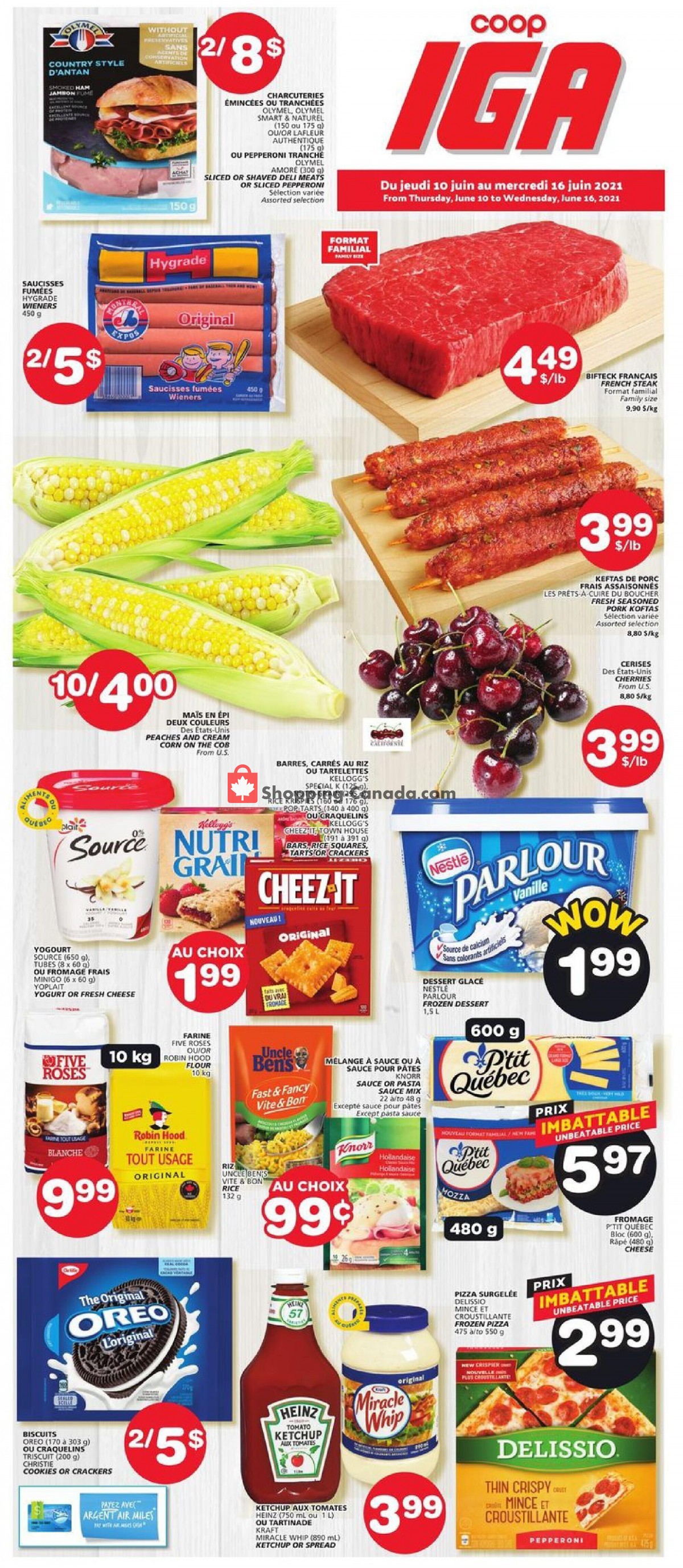 IGA Extra flyer from Thursday June 10, 2021 to Wednesday June 16, 2021 - page 1