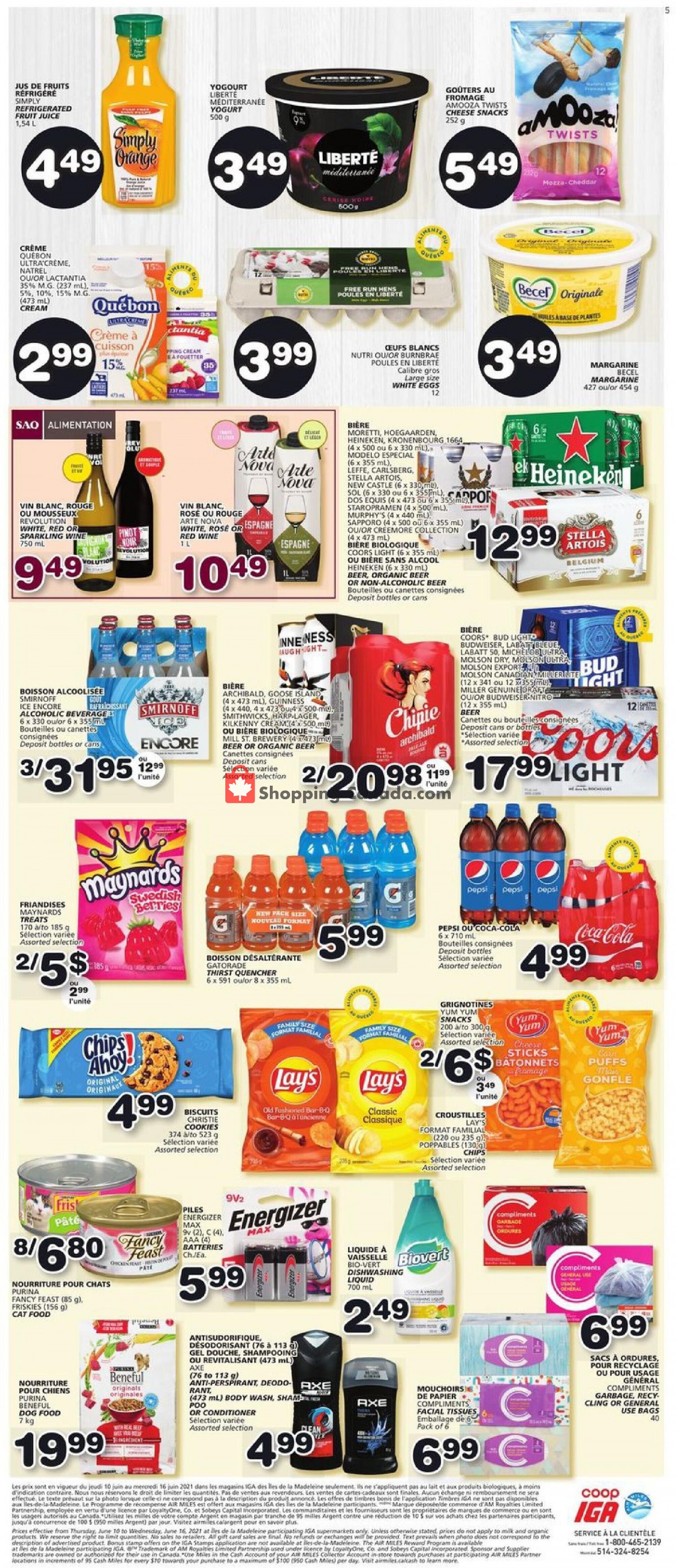 IGA Extra flyer from Thursday June 10, 2021 to Wednesday June 16, 2021 - page 5