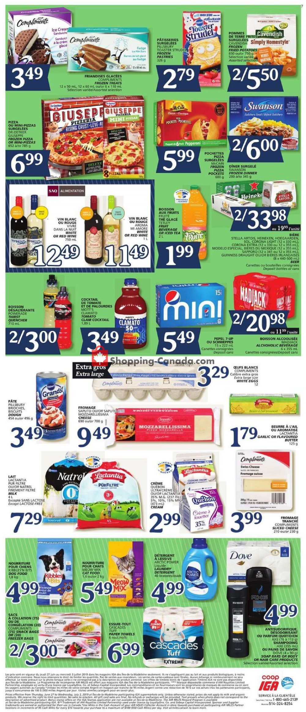 IGA Extra flyer from Thursday June 27, 2019 to Wednesday July 3, 2019 - page 7