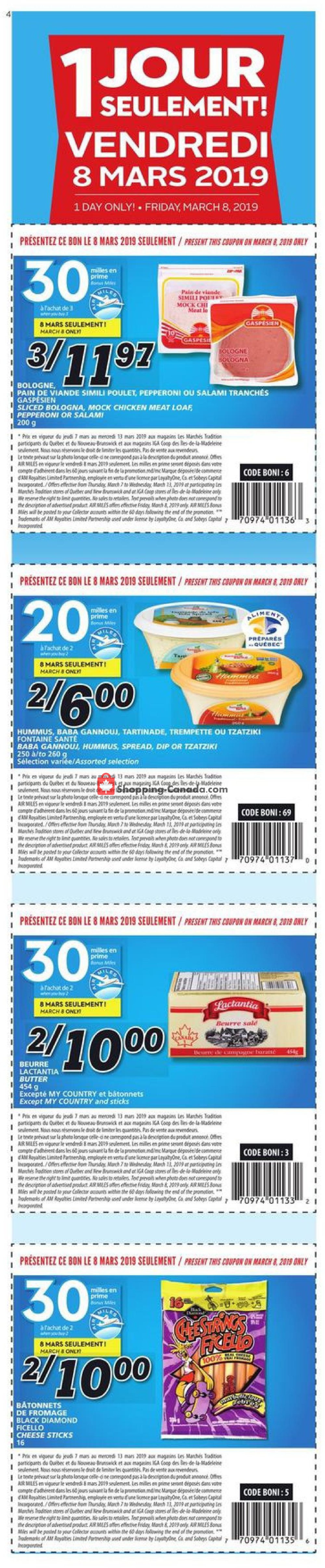 IGA Extra flyer from Thursday March 7, 2019 to Wednesday March 13, 2019 - page 4
